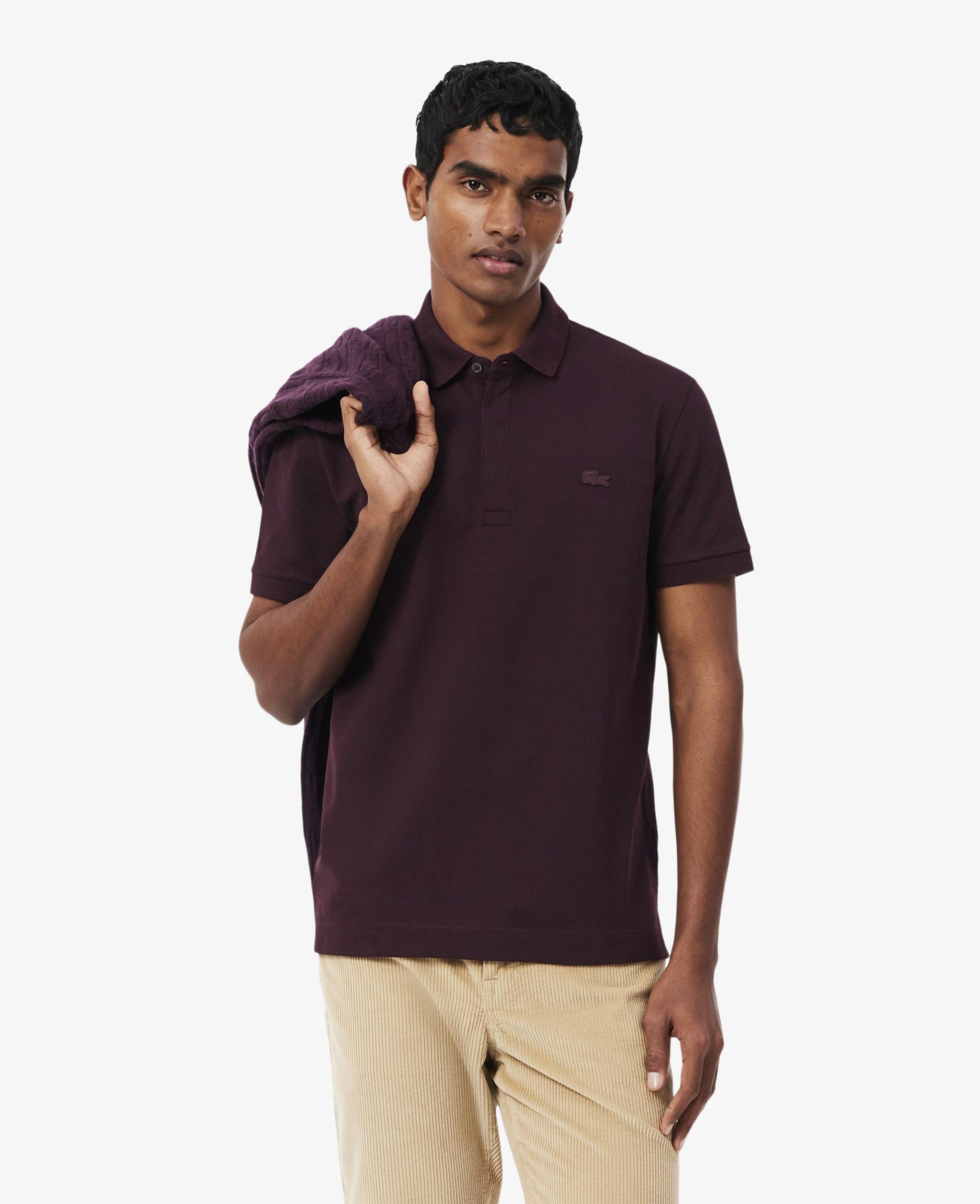 Erkek Regular Fit Bordo Paris Polo