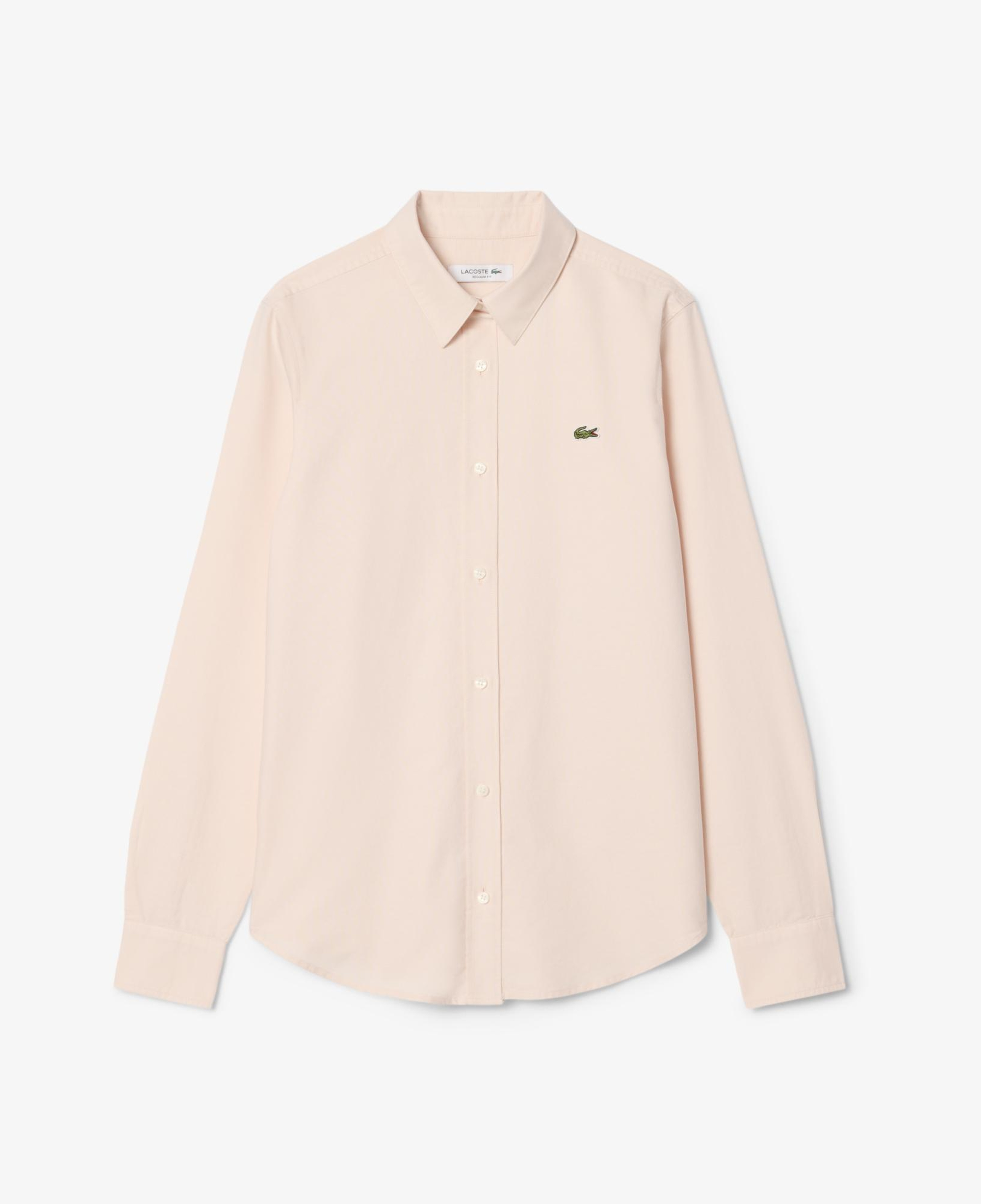 Kadın Regular Fit Açık Pembe Oxford Gömlek