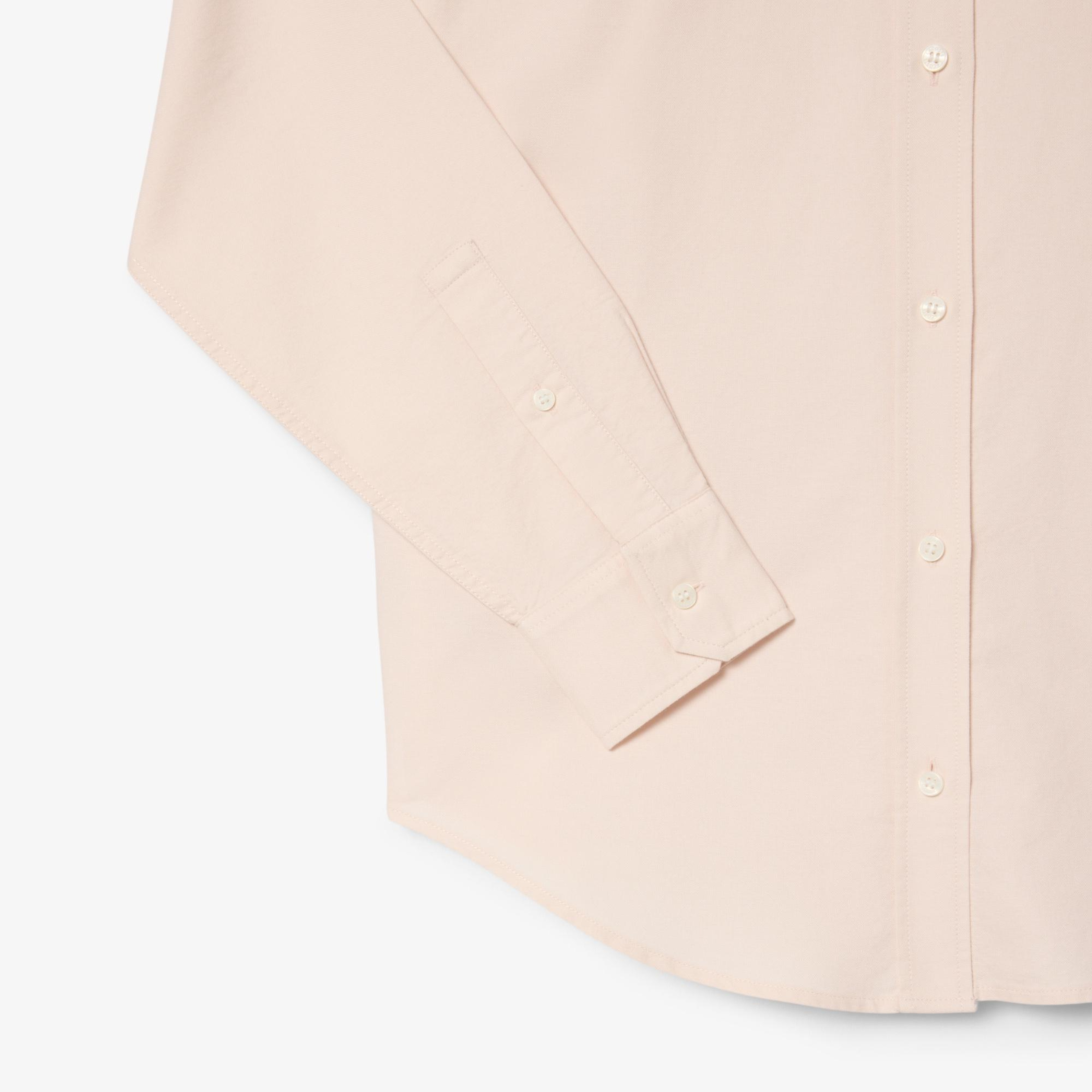 Kadın Regular Fit Açık Pembe Oxford Gömlek