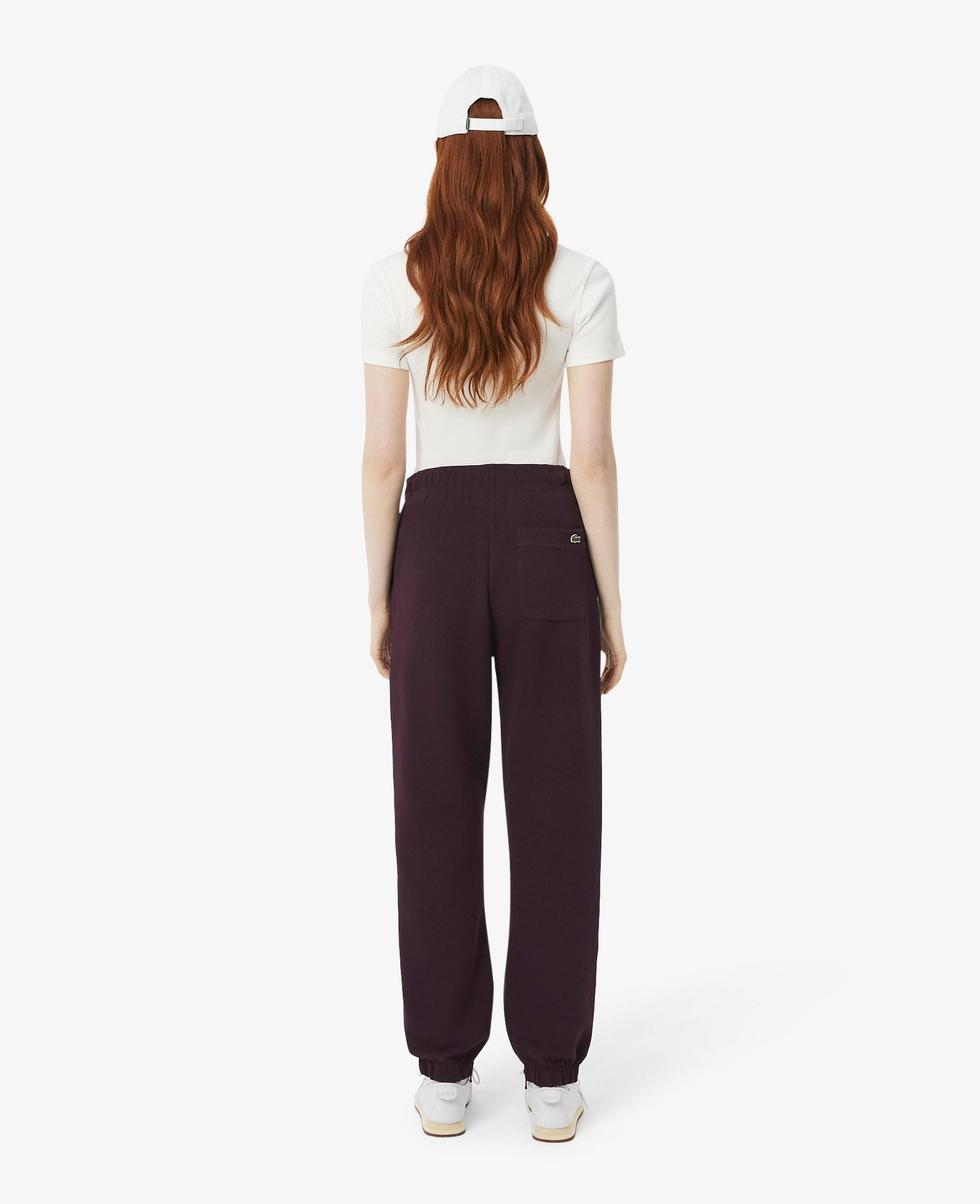 Kadın Straight Fit Bordo Eşofman Altı