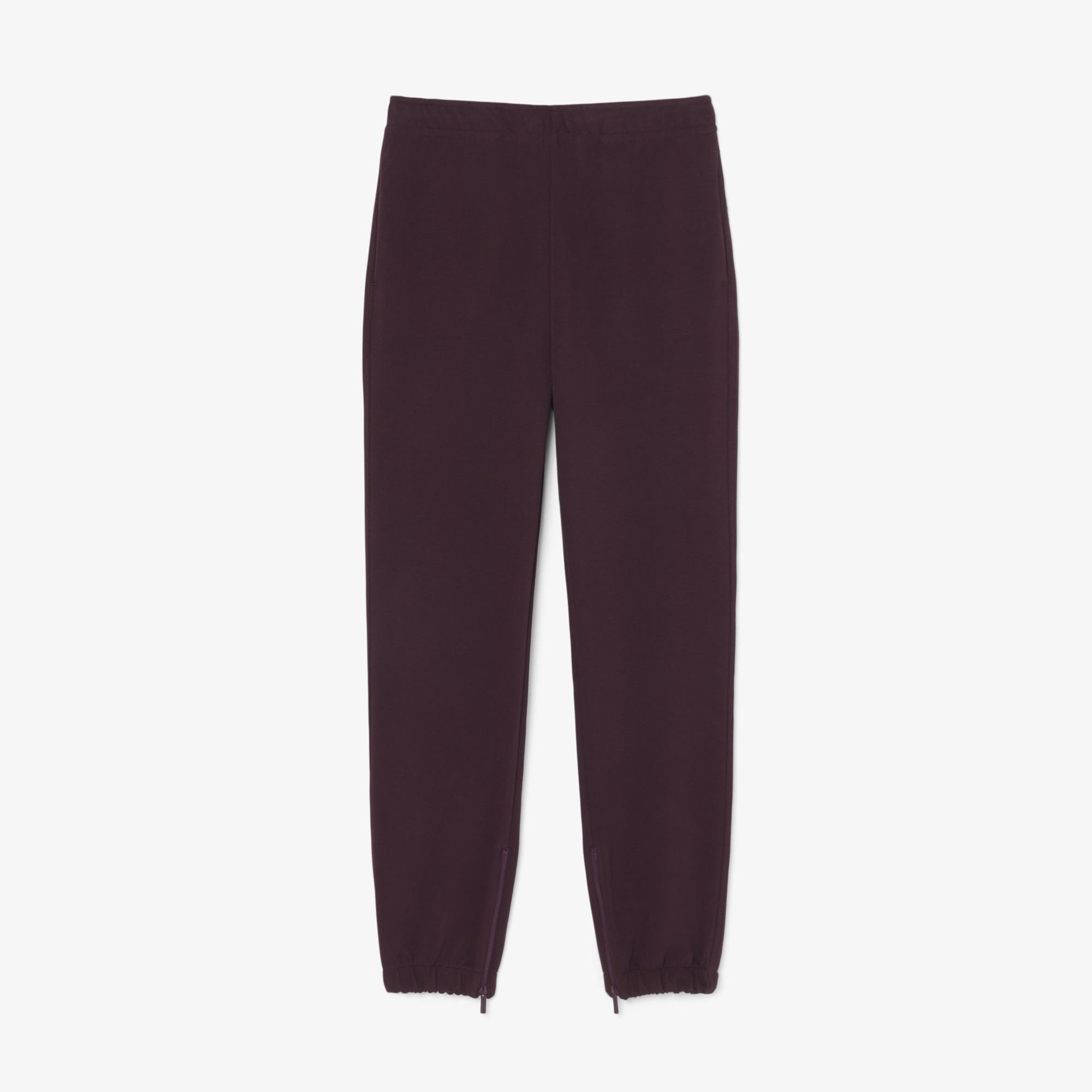 Kadın Straight Fit Bordo Eşofman Altı