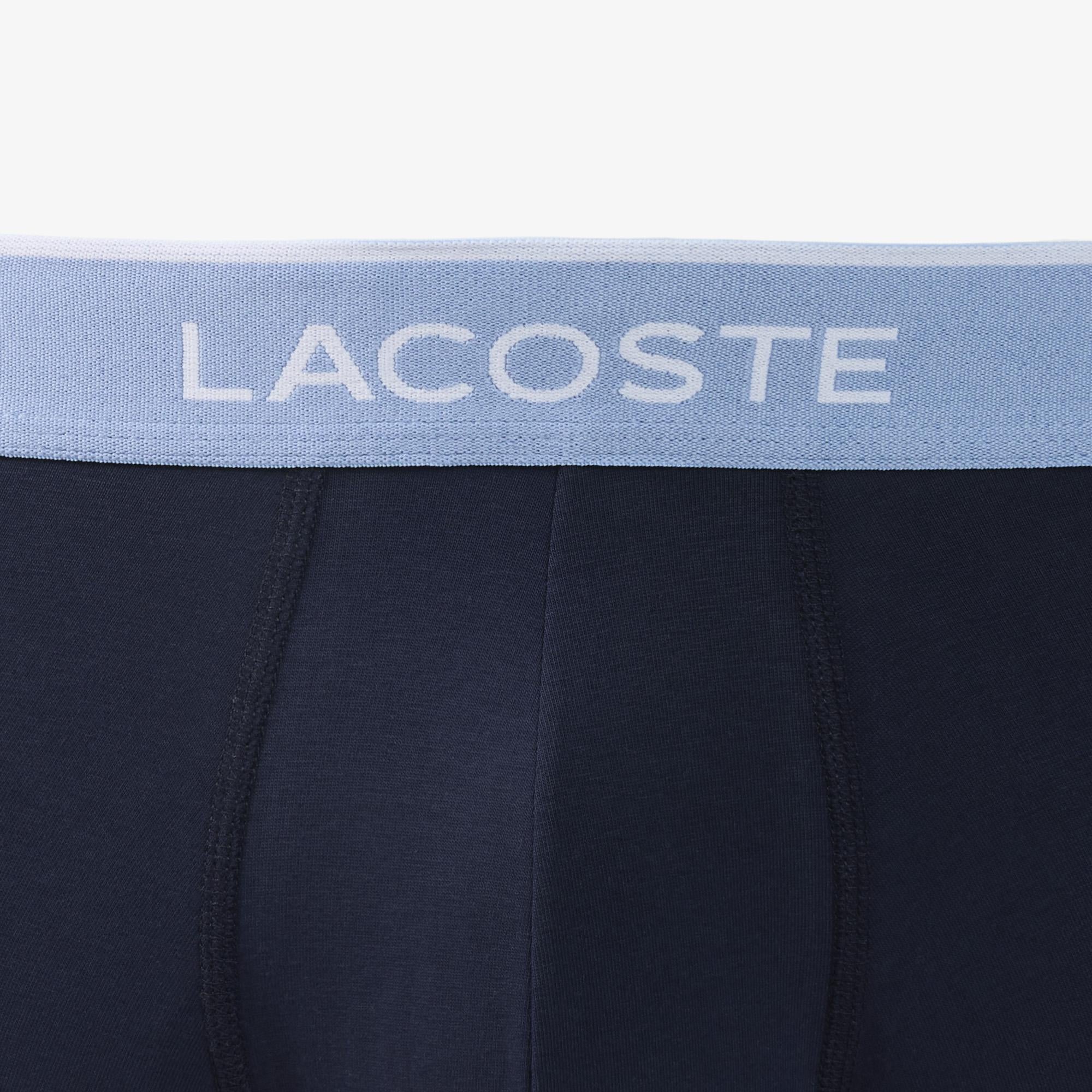 Erkek Regular Fit 3'lü Lacivert Boxer