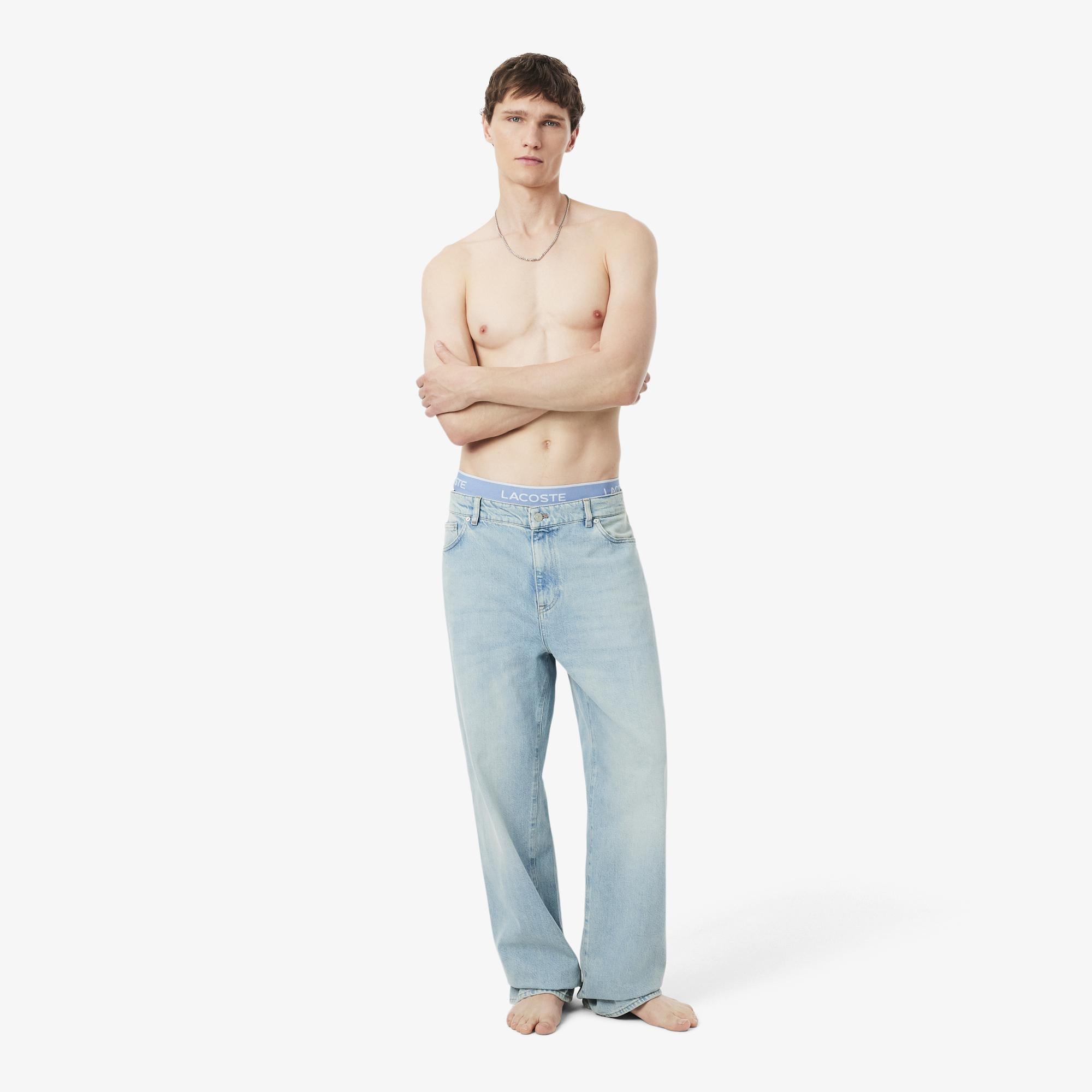 Erkek Regular Fit 3'lü Lacivert Boxer
