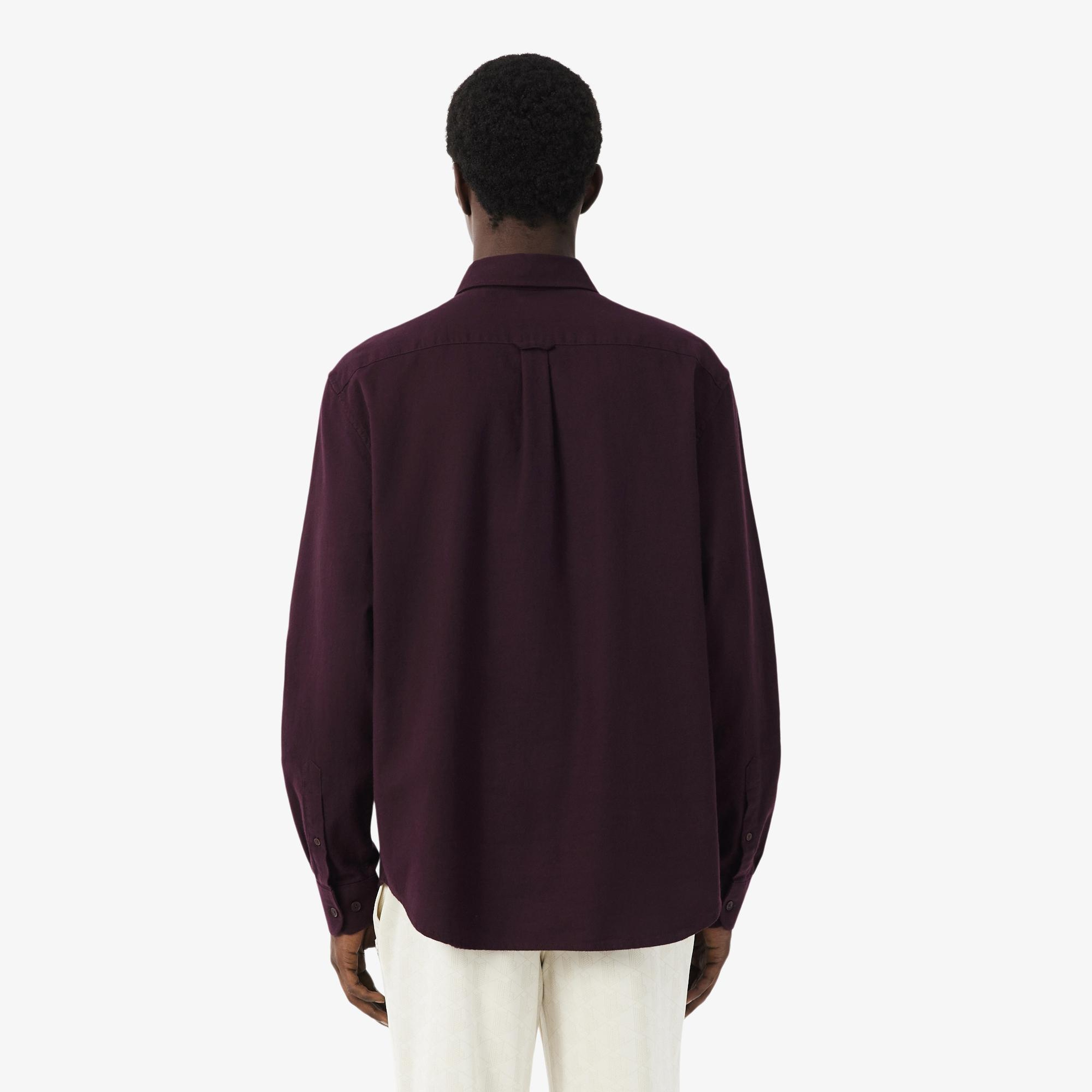 Erkek Regular Fit Bordo Gömlek