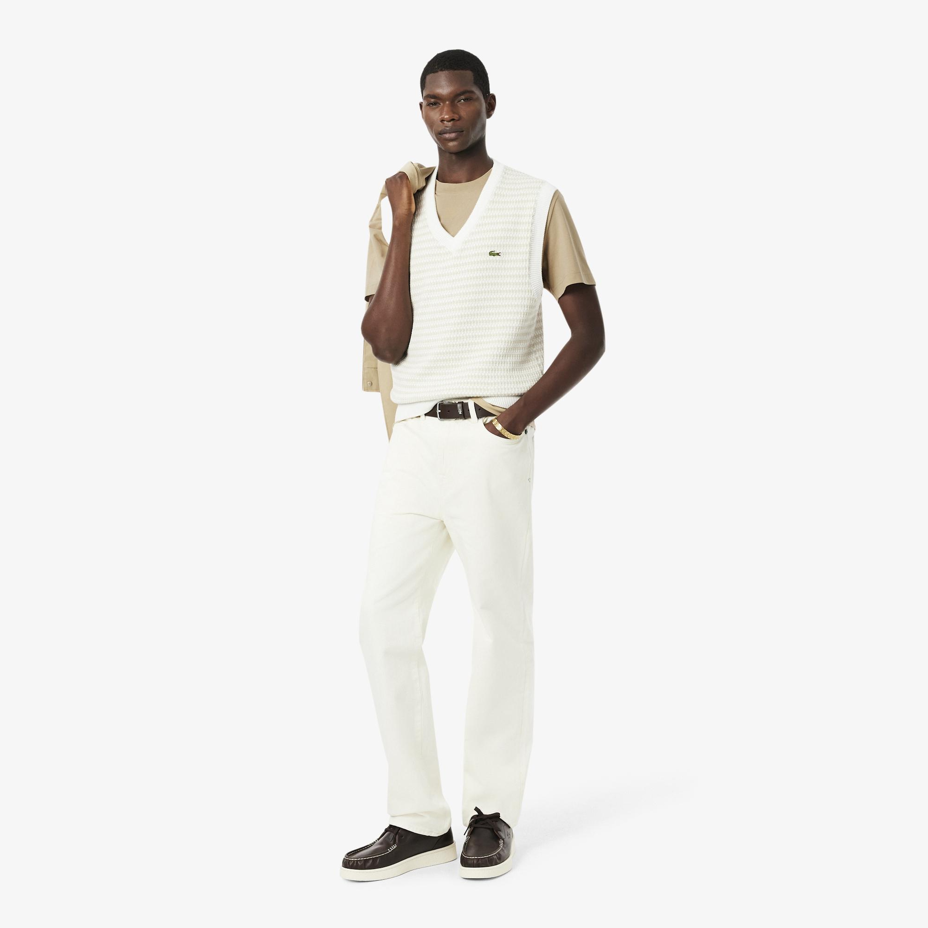 Erkek Classic Fit Bisiklet Yaka Bej T-Shirt