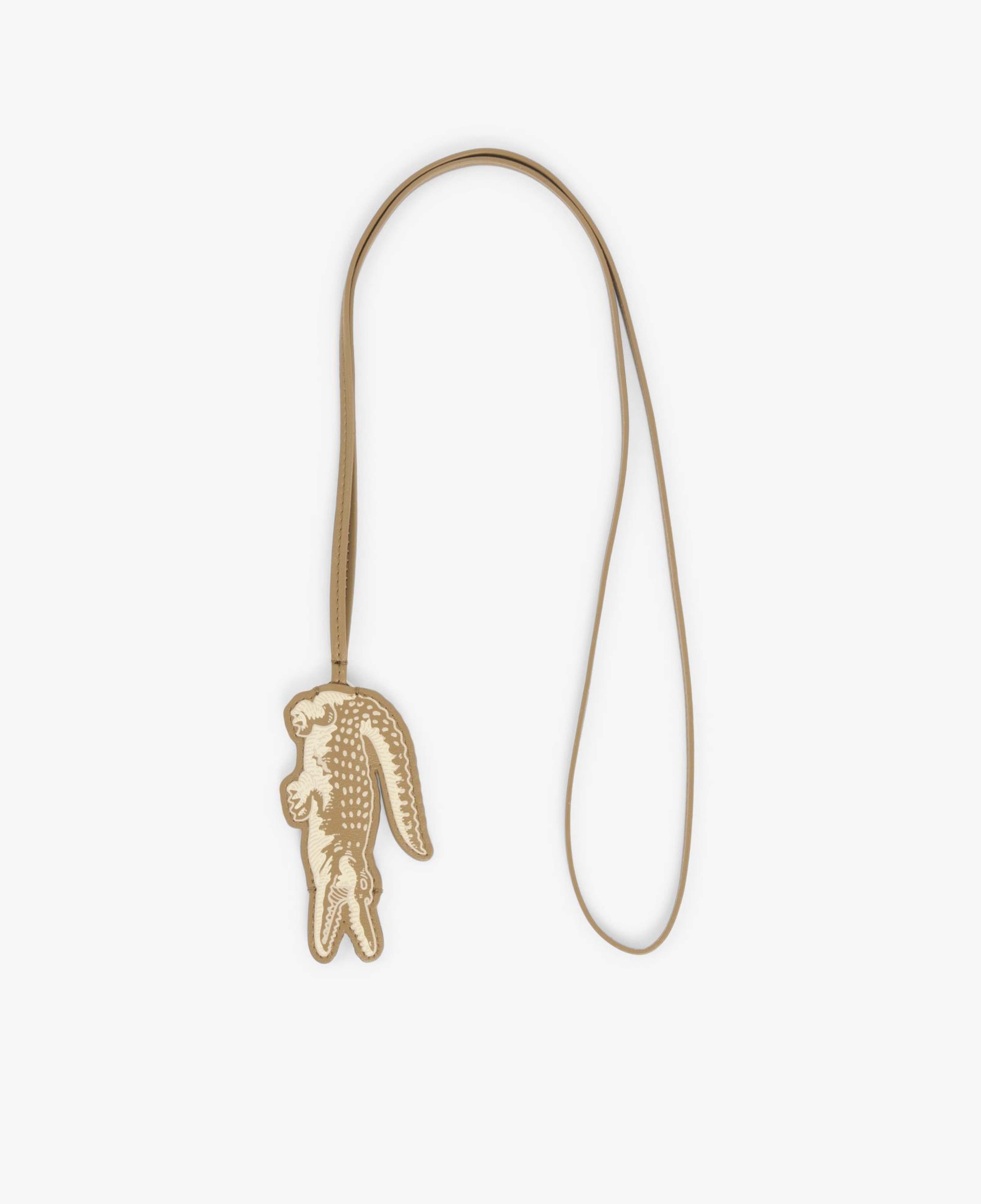L Charms Unisex Bej Anahtarlık