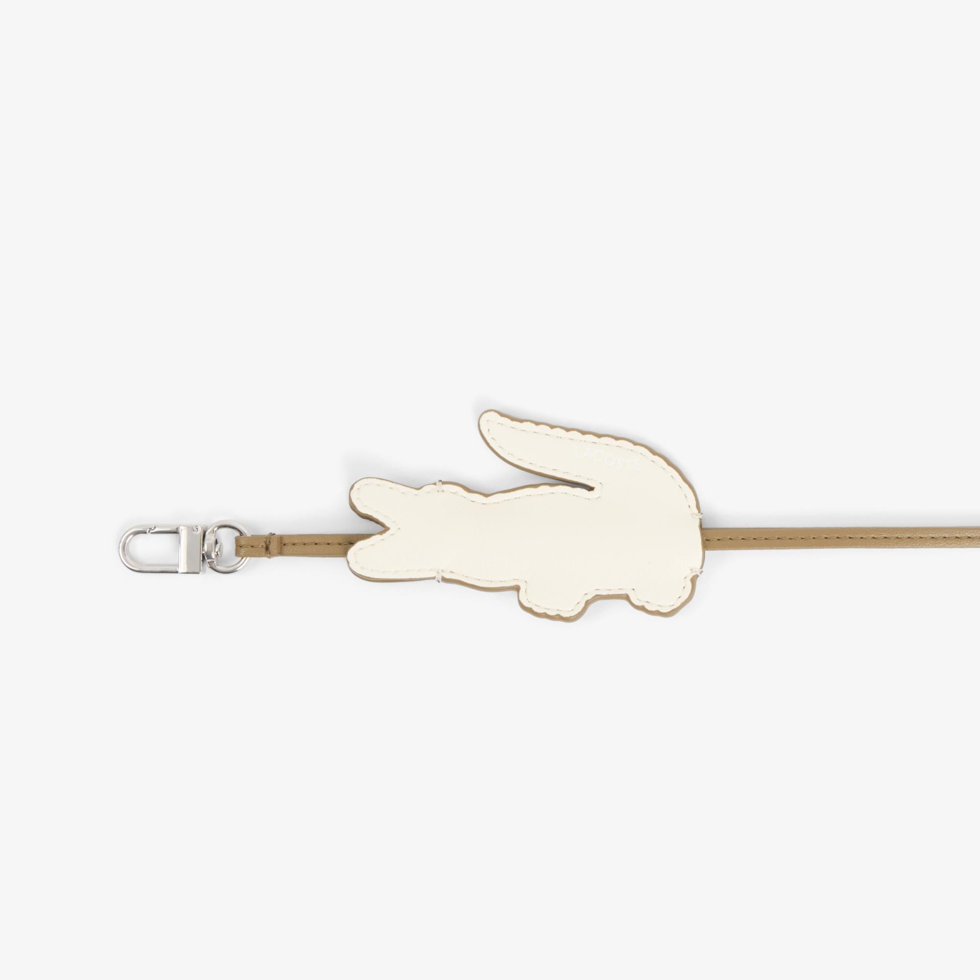 L Charms Unisex Bej Anahtarlık