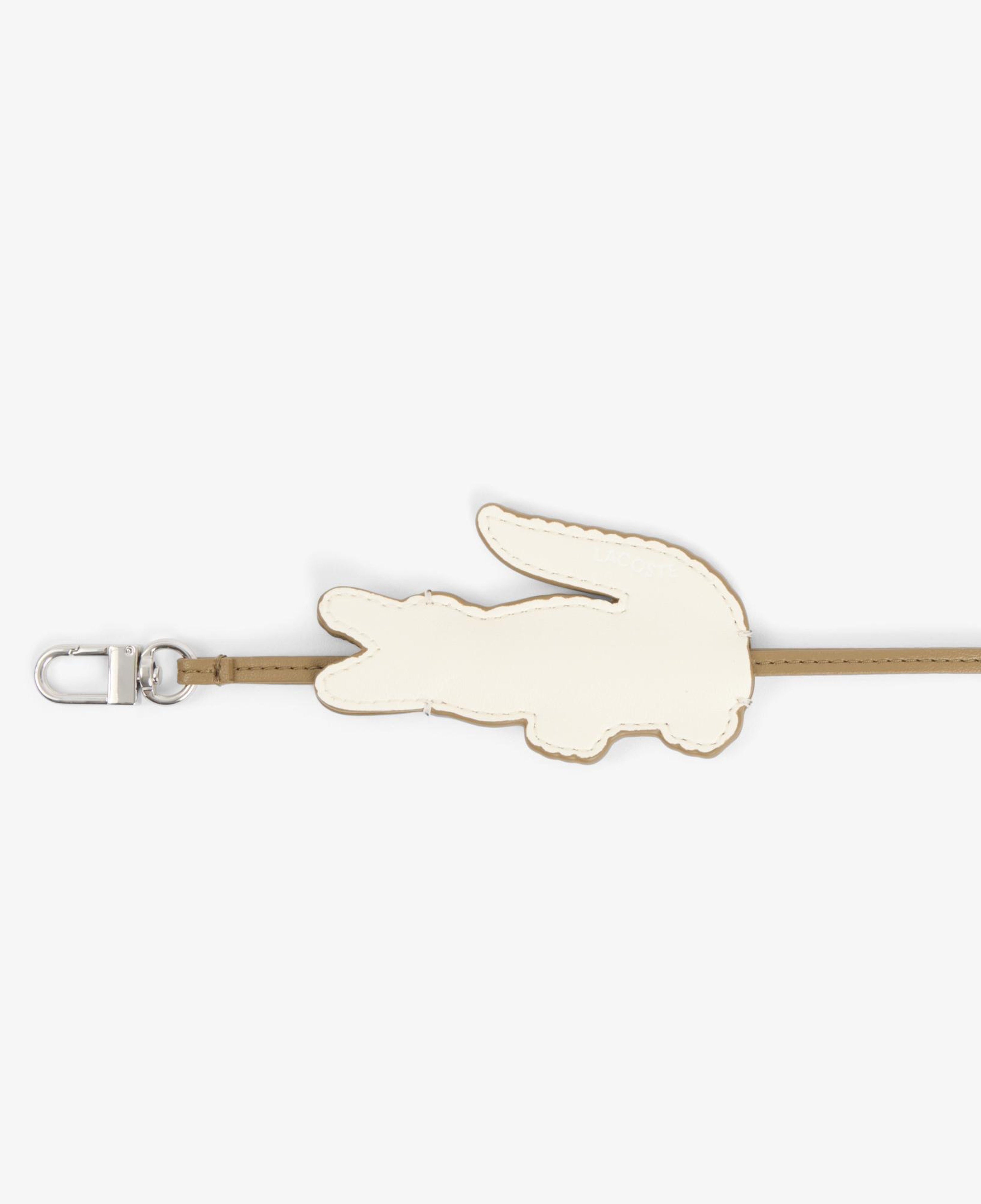 L Charms Unisex Bej Anahtarlık