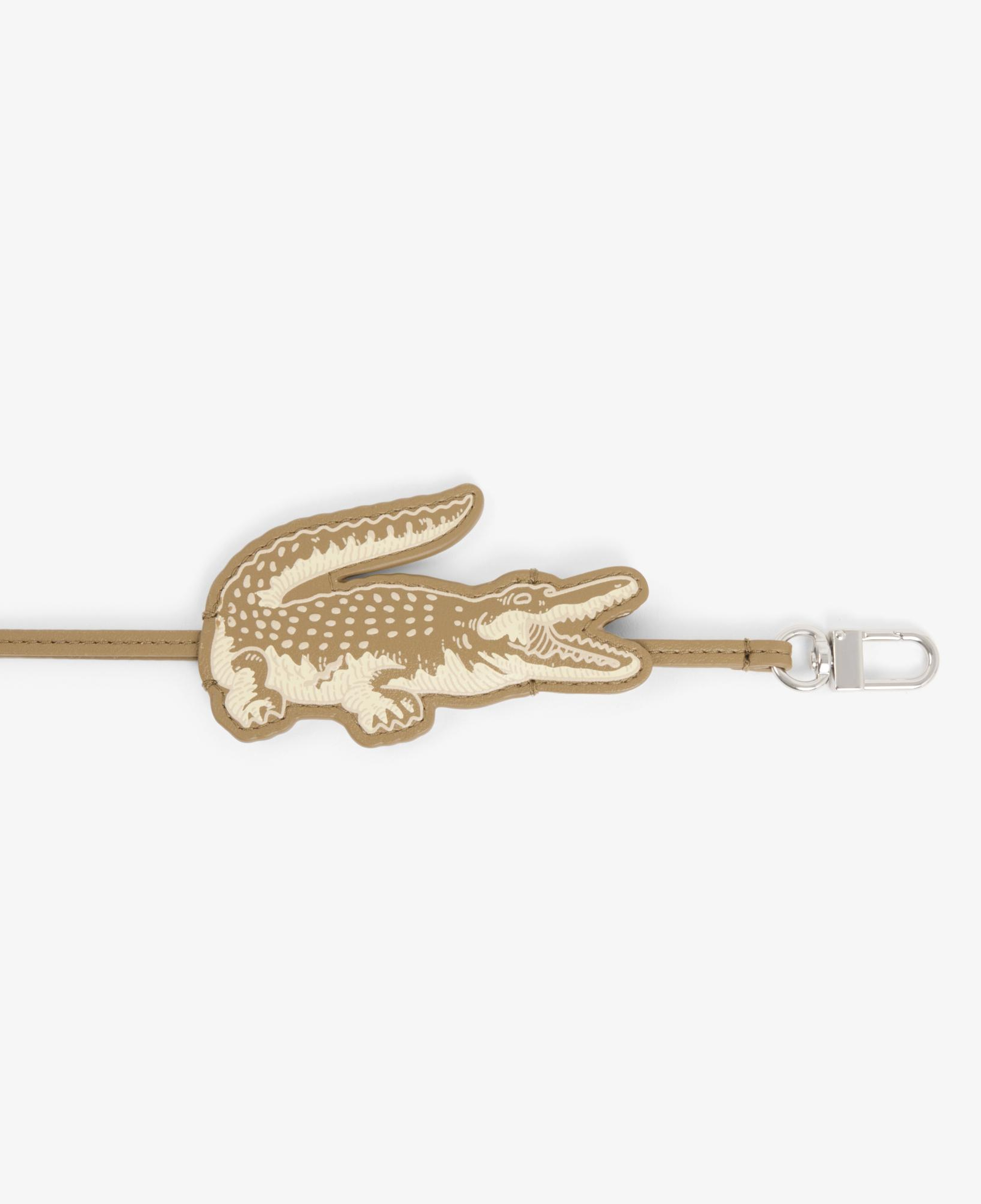 L Charms Unisex Bej Anahtarlık
