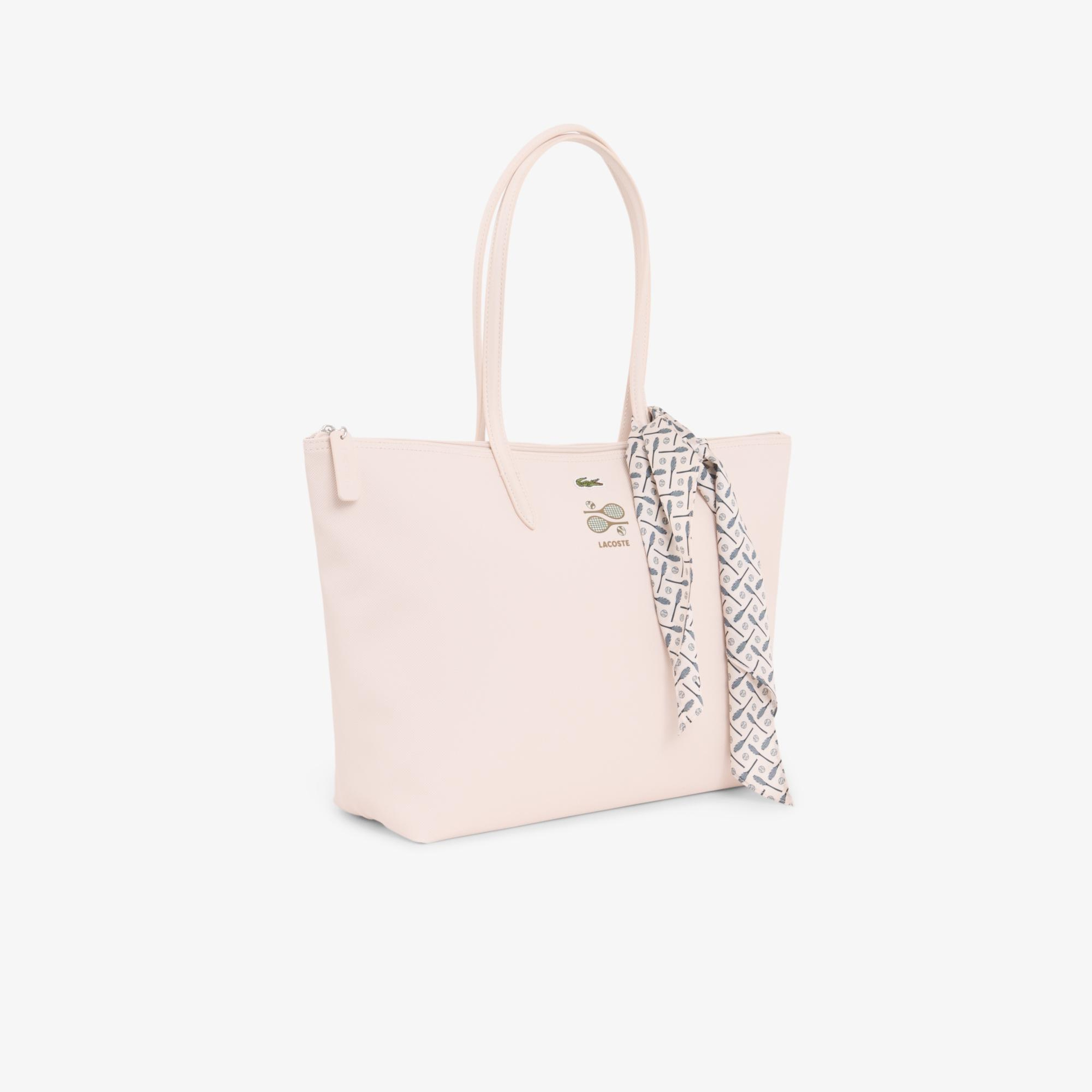 Large L.12.12 Kadın Açık Pembe Omuz Çantası