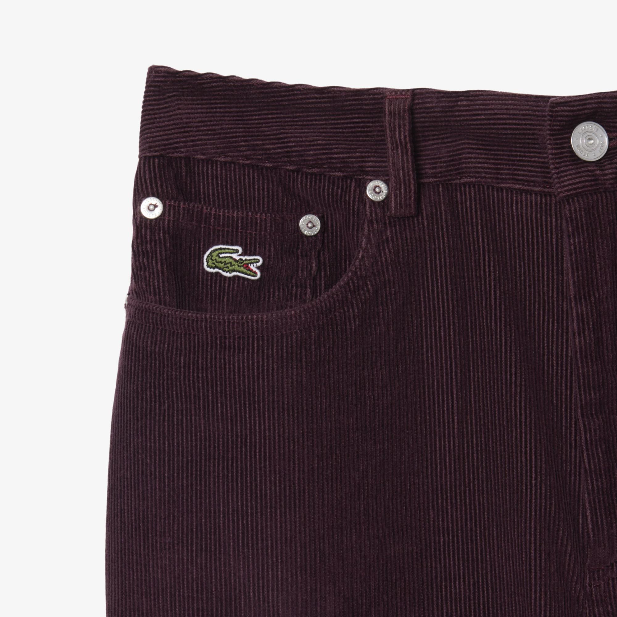 Kadın Wide Leg Bordo Pantolon