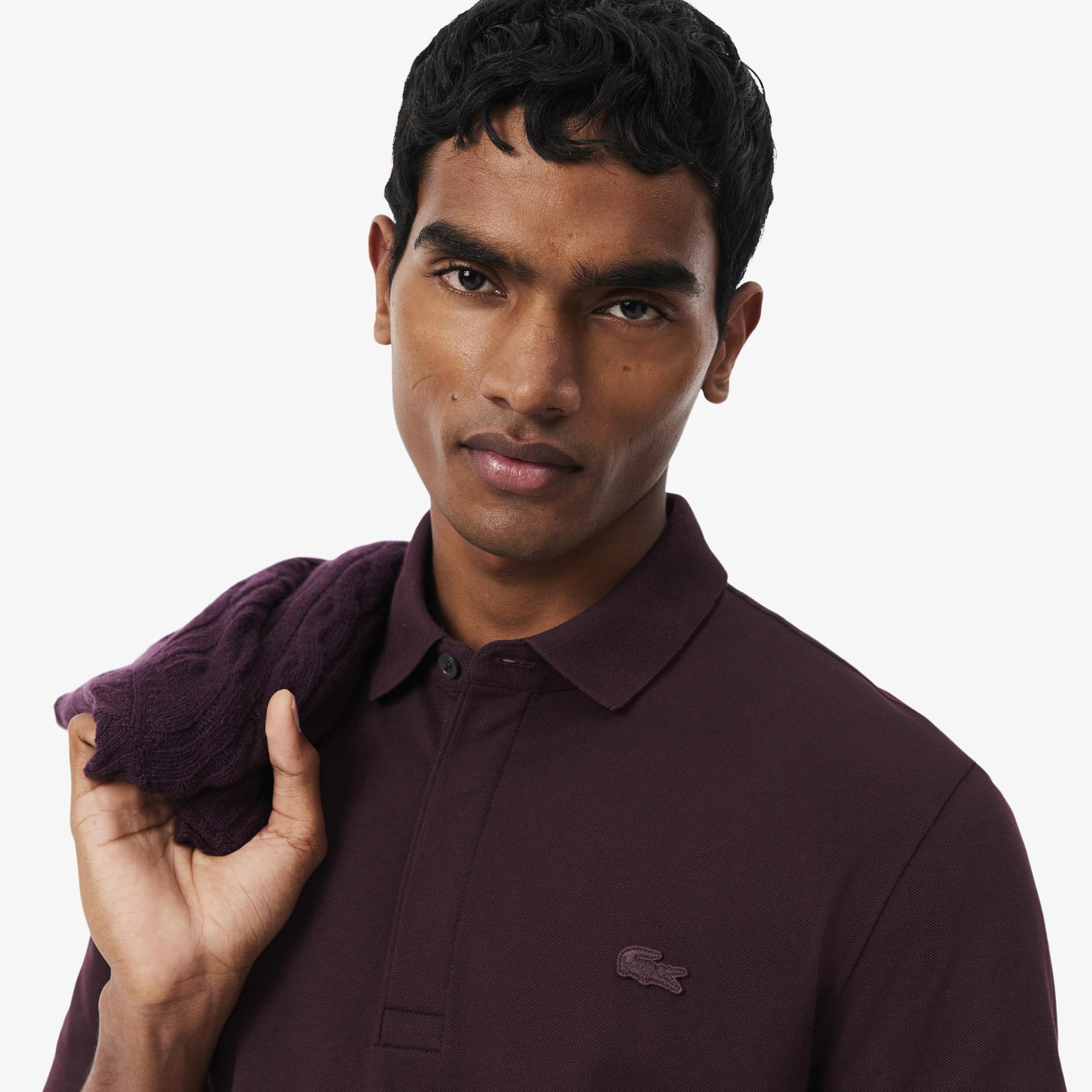 Erkek Regular Fit Bordo Paris Polo