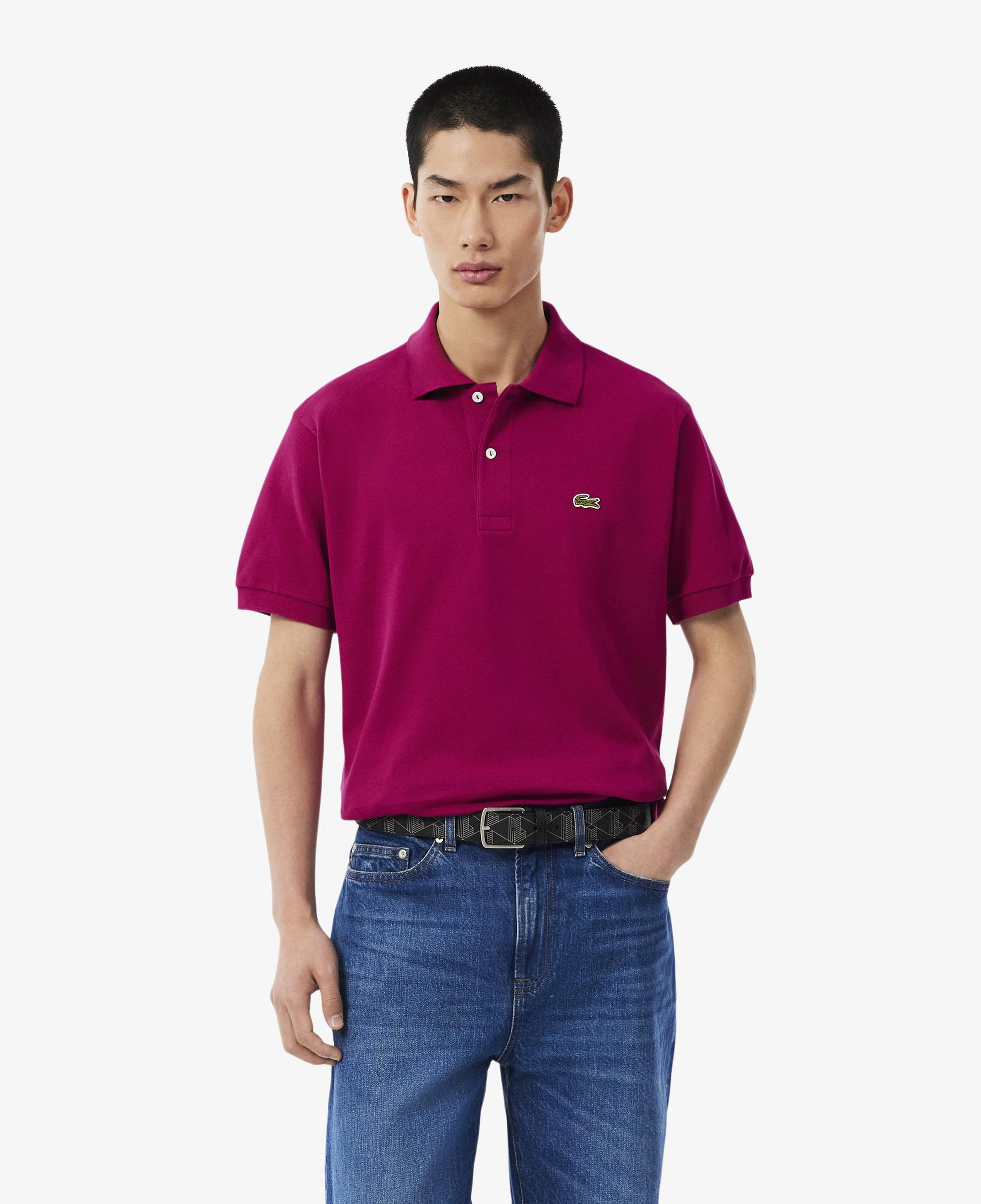 L.12.12 Erkek Classic Fit Pembe Polo