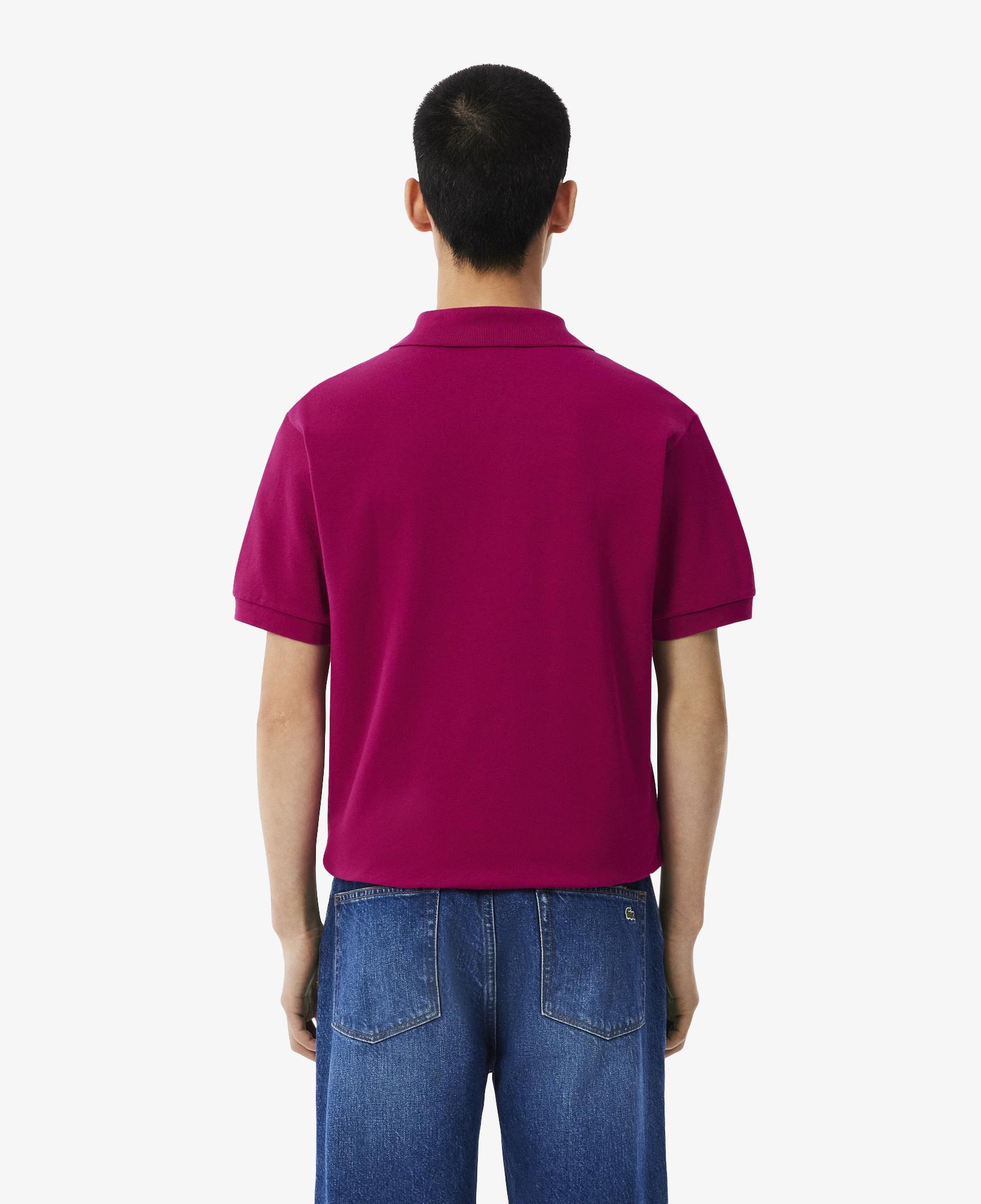 L.12.12 Erkek Classic Fit Pembe Polo