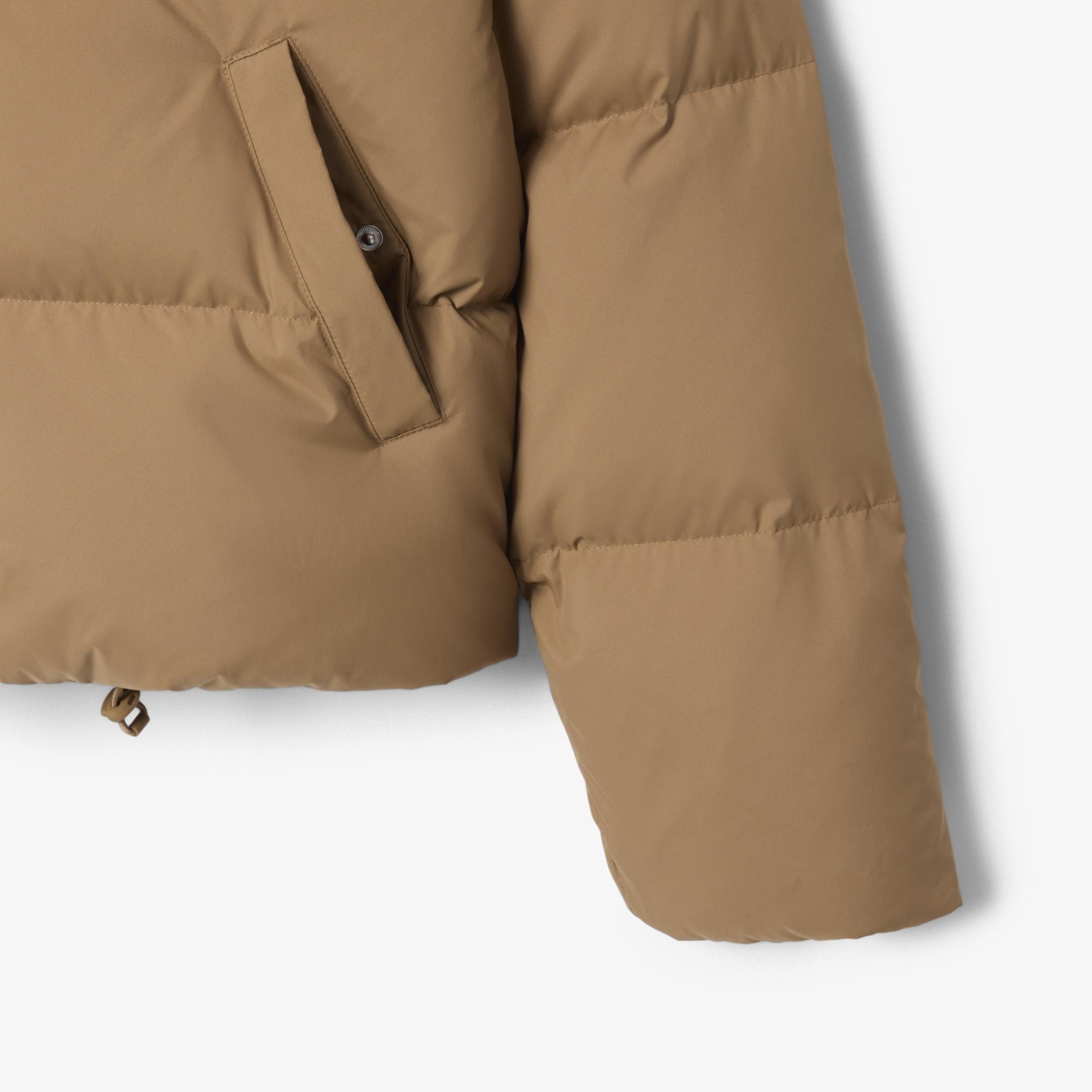 Kadın Regular Fit Kapüşonlu Kahverengi Mont