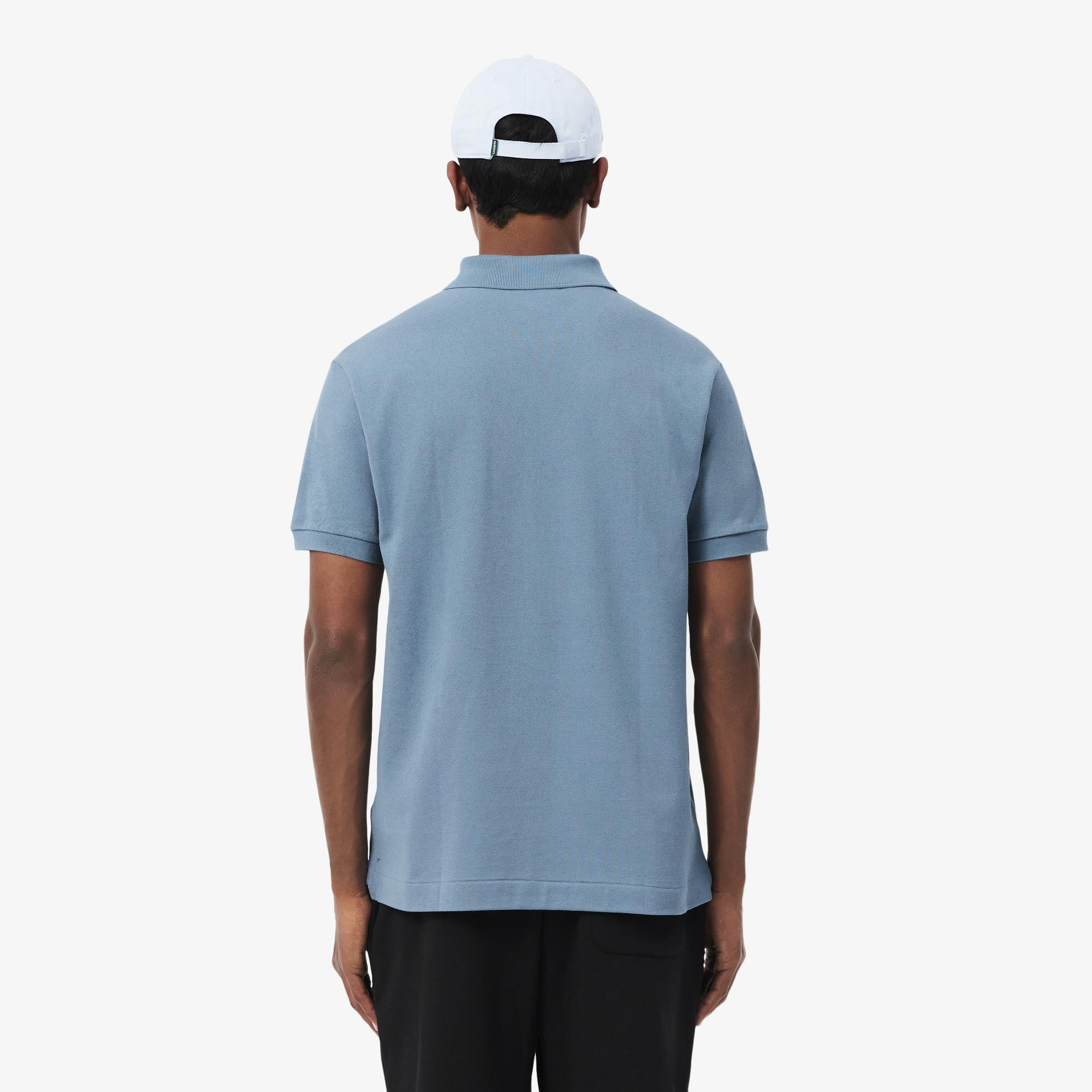 L.12.12 Erkek Classic Fit Mavi Polo