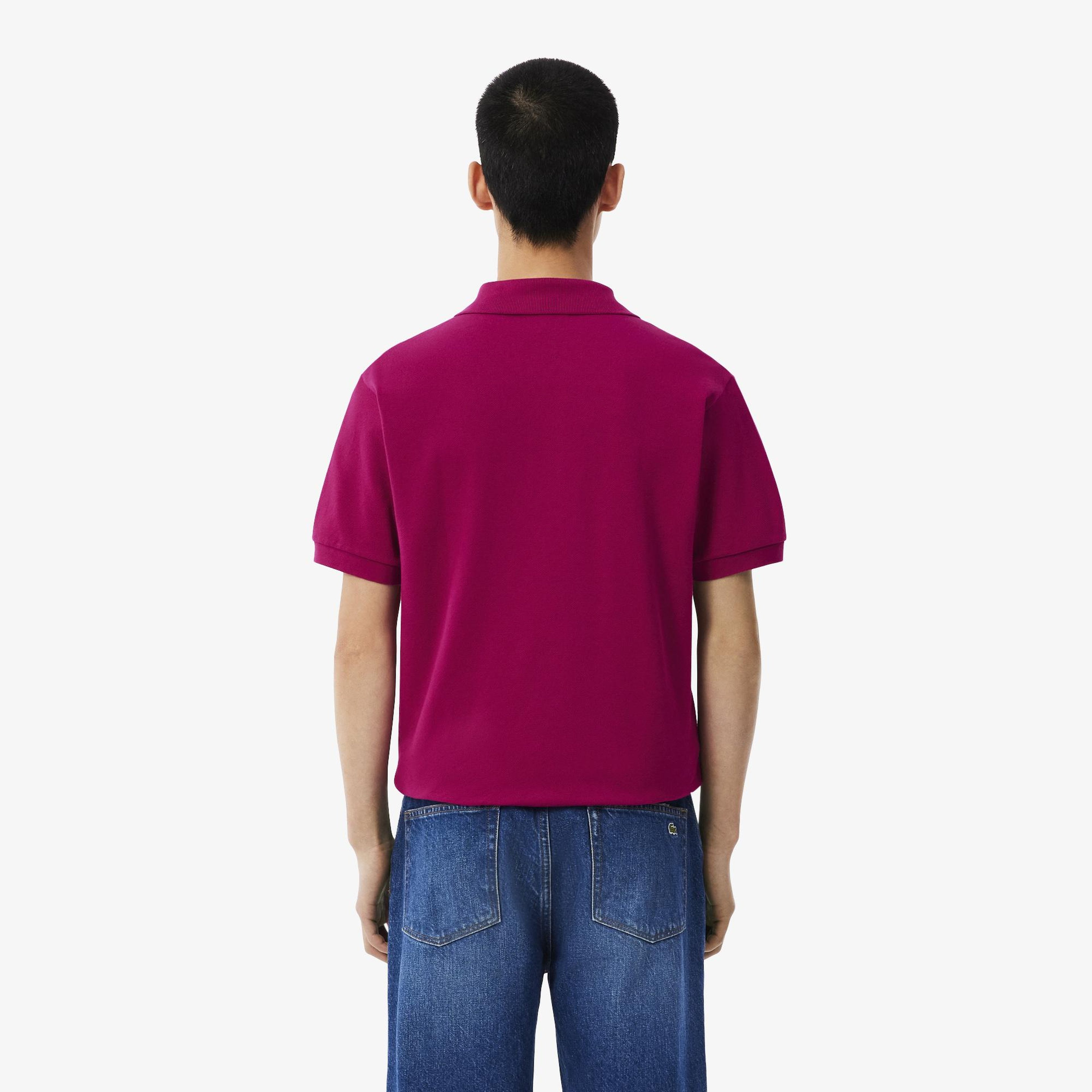 L.12.12 Erkek Classic Fit Pembe Polo