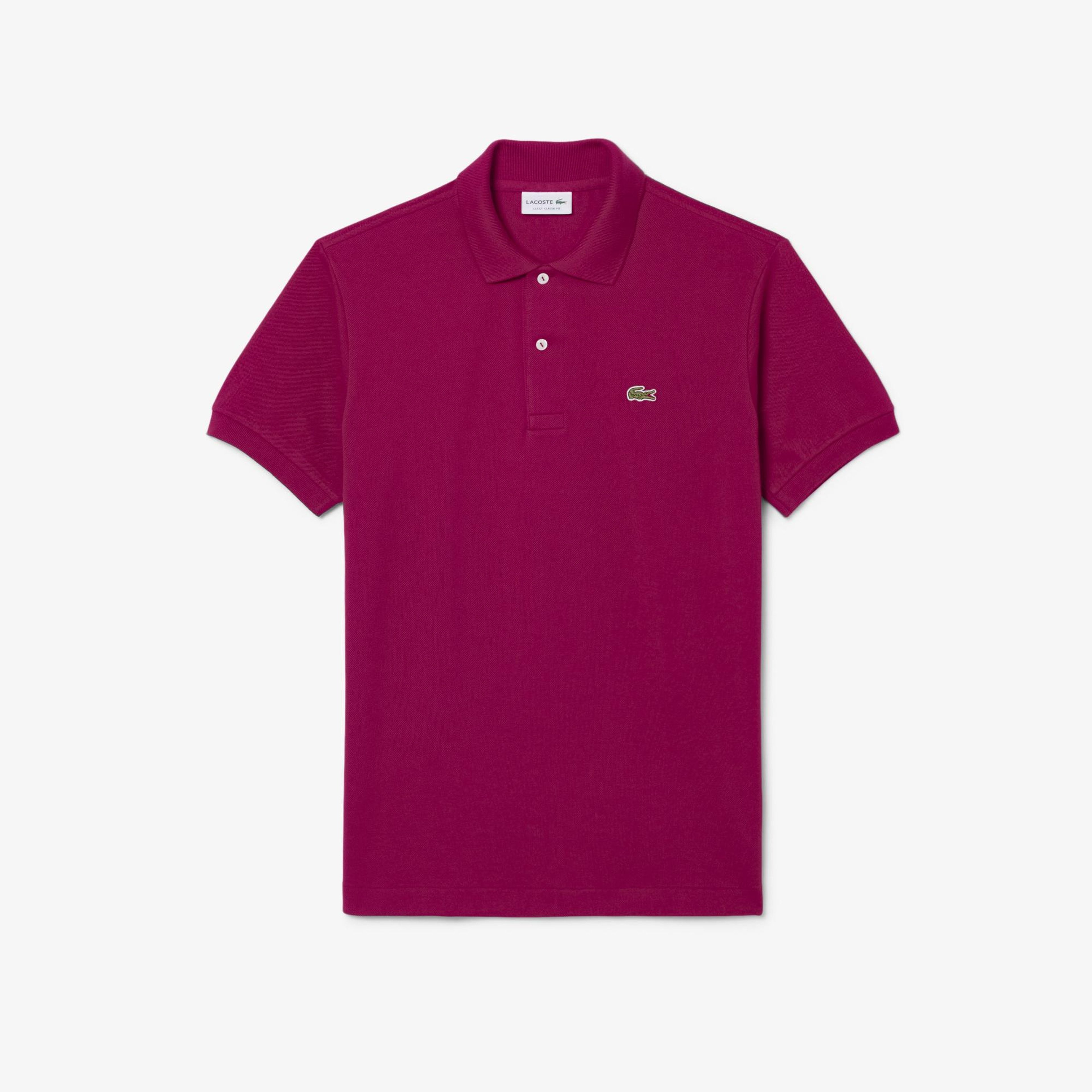 L.12.12 Erkek Classic Fit Pembe Polo