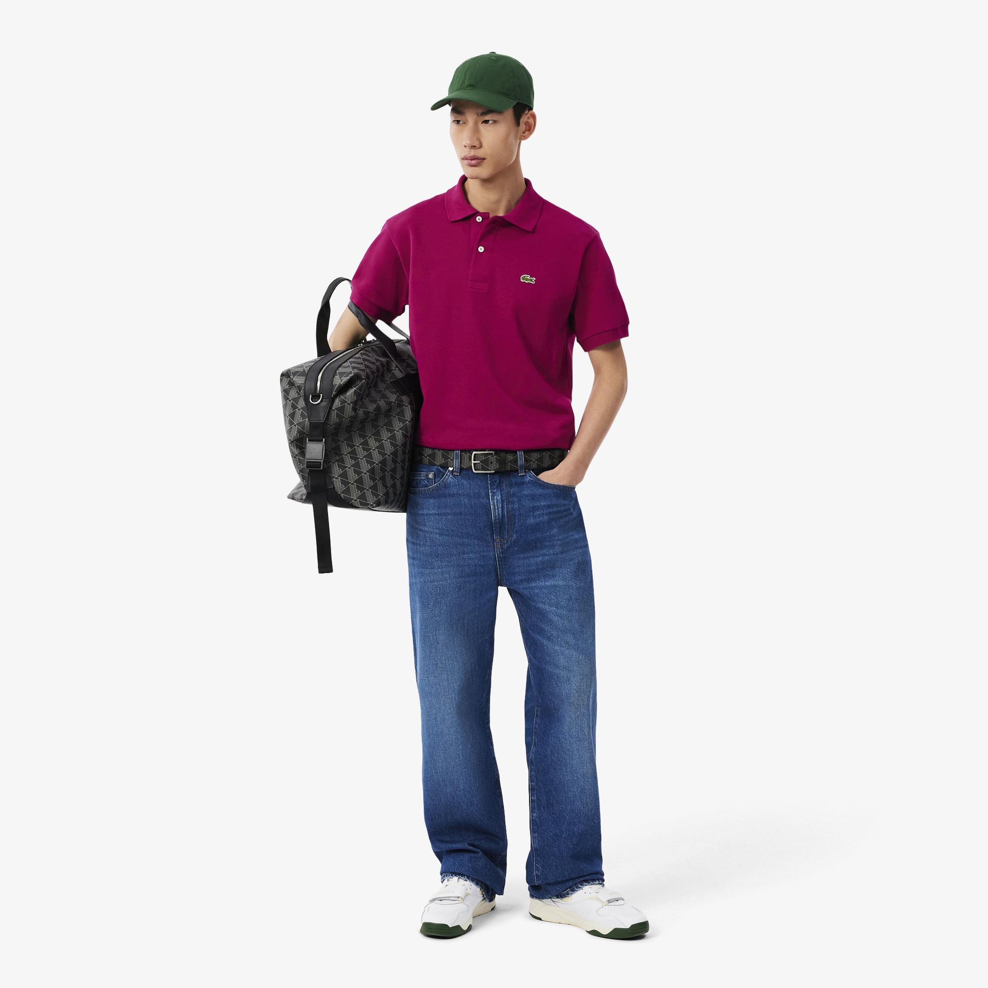 L.12.12 Erkek Classic Fit Pembe Polo