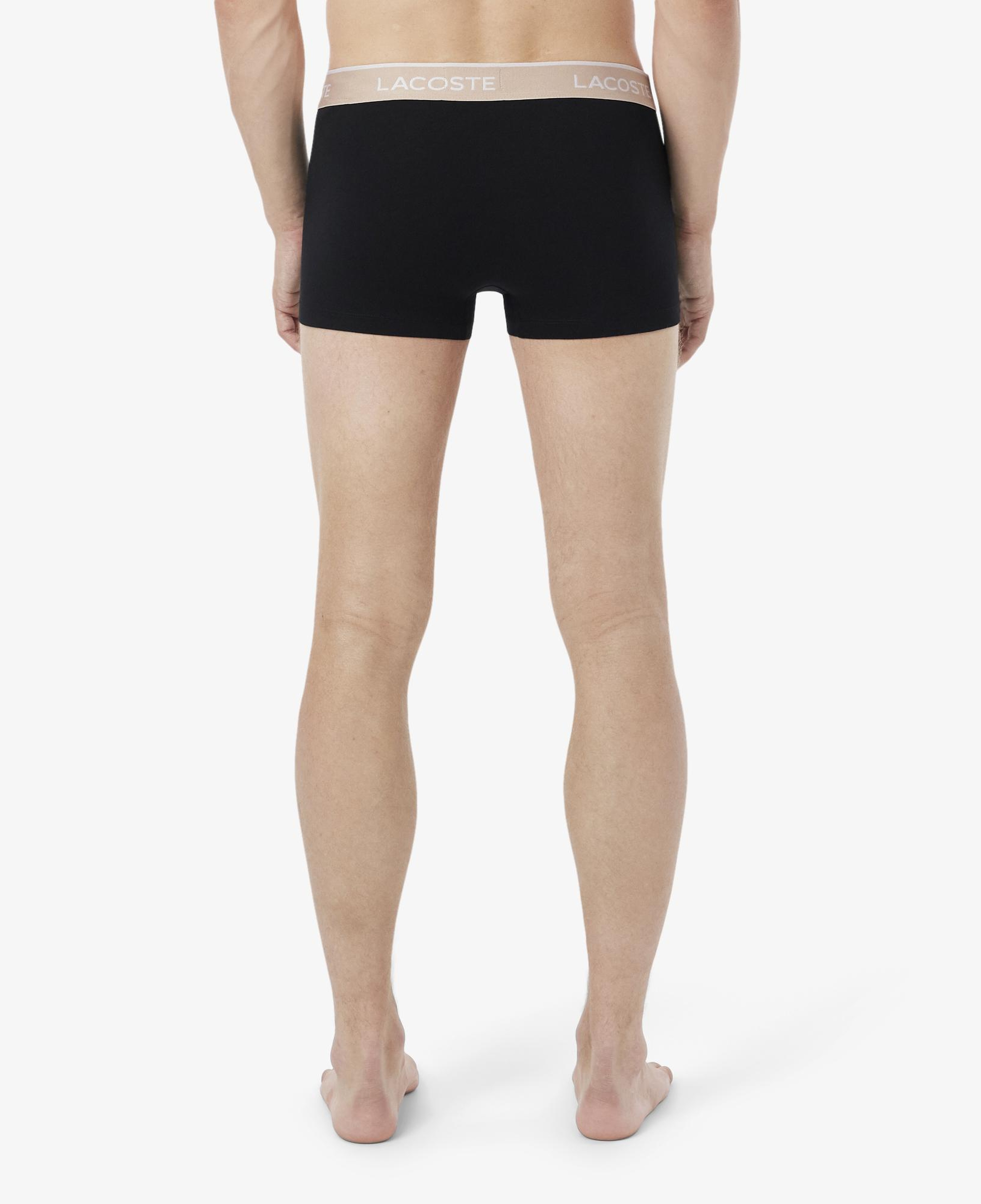 Erkek Regular Fit 3'lü Siyah Boxer