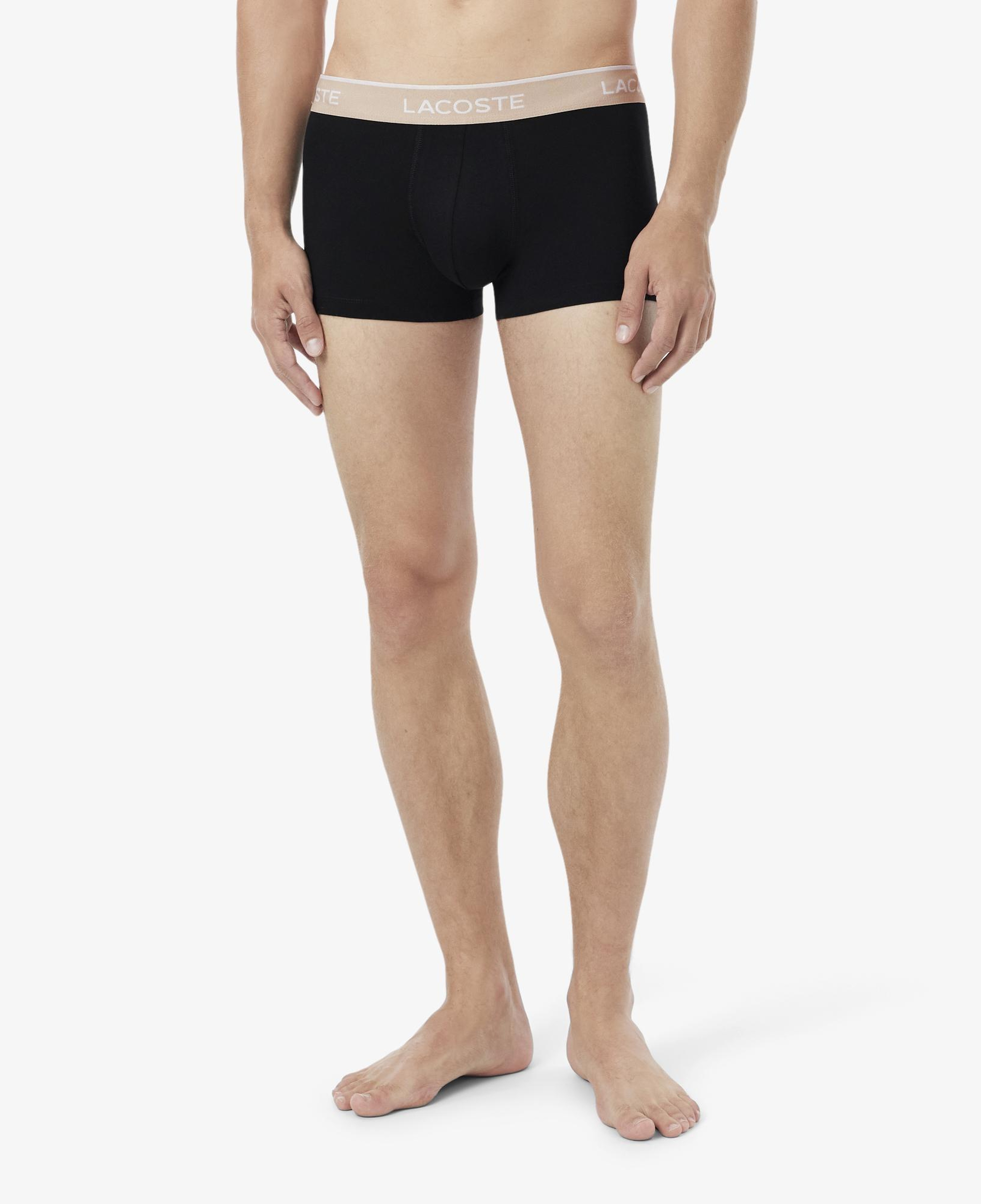 Erkek Regular Fit 3'lü Siyah Boxer