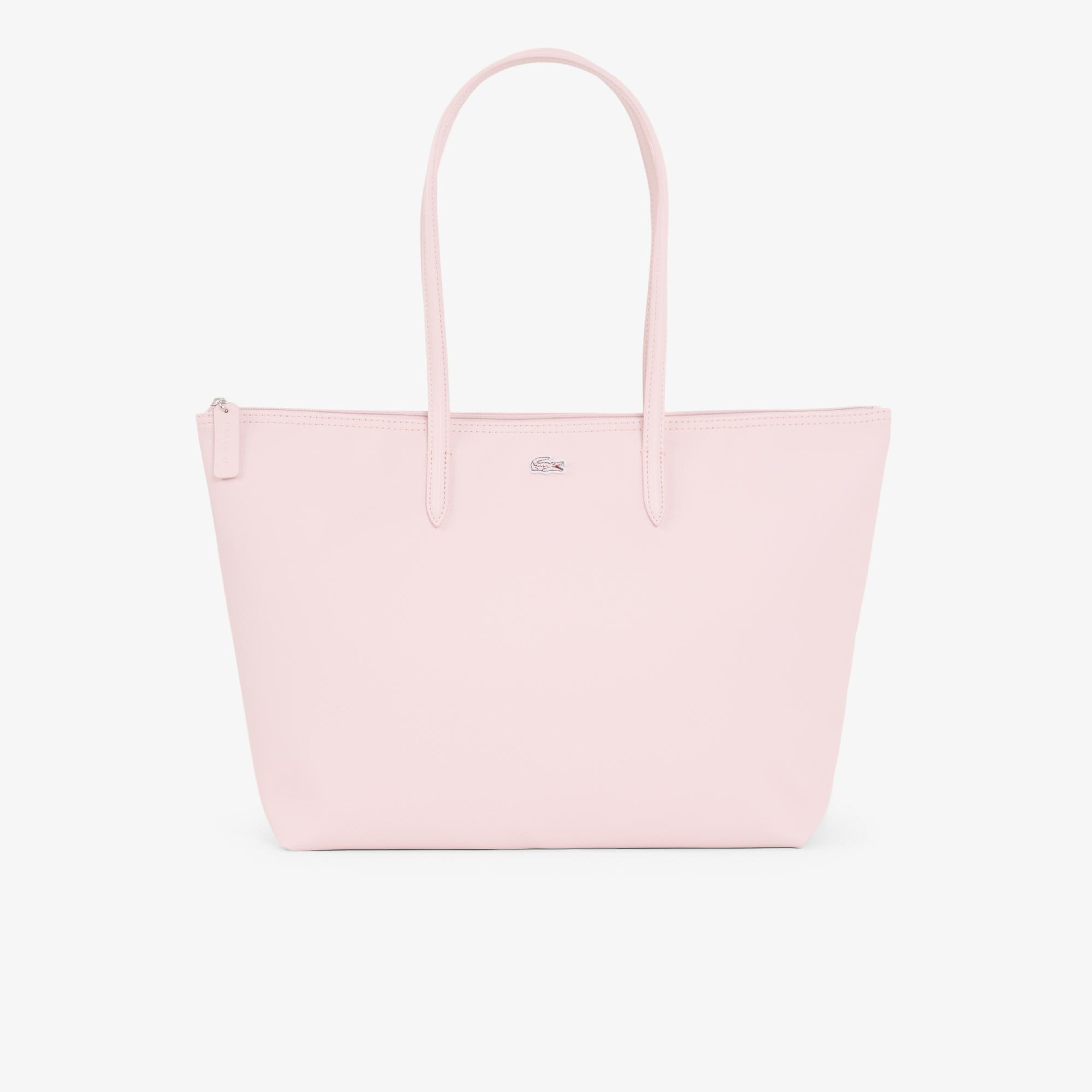 Large L.12.12 Kadın Açık Pembe Omuz Çantası