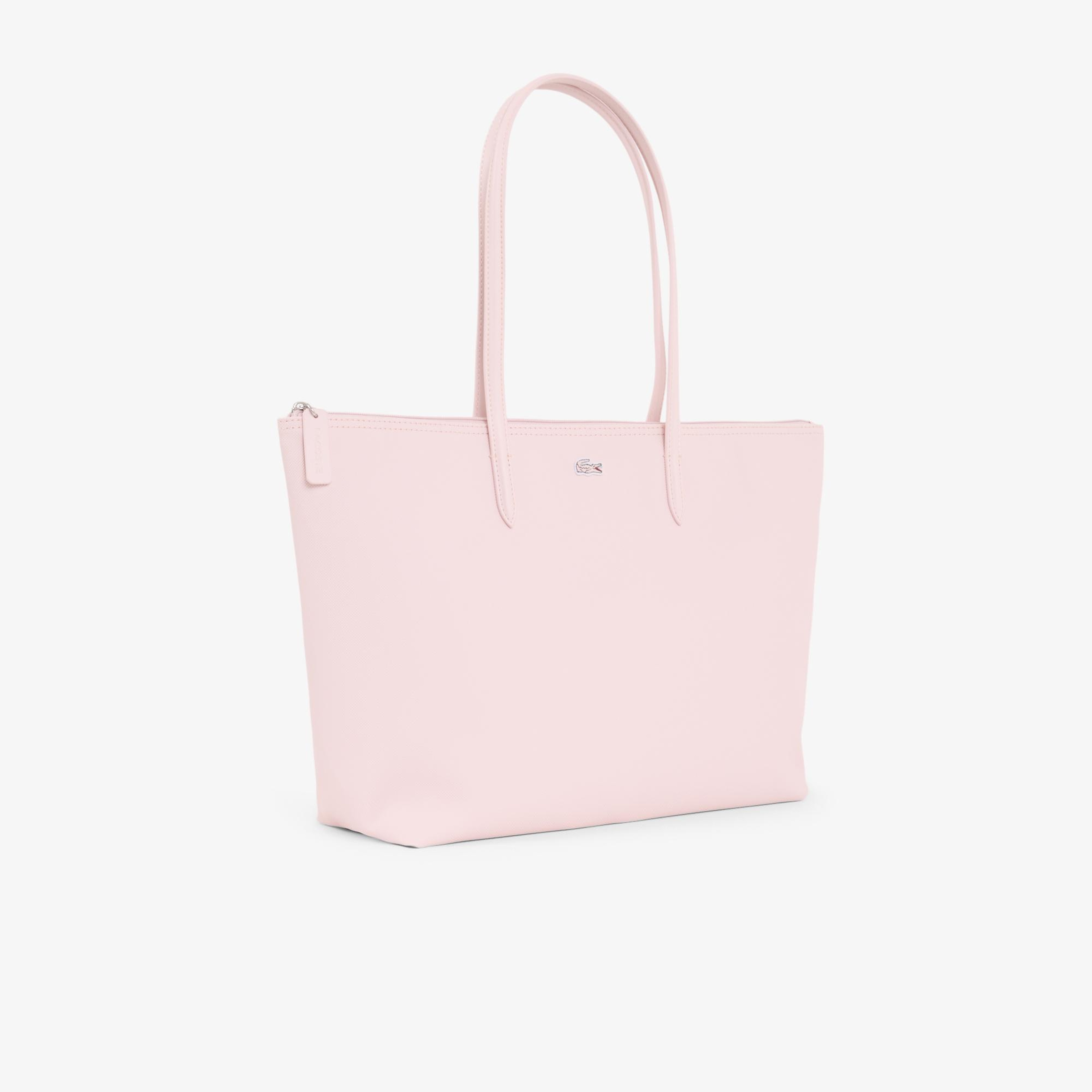 Large L.12.12 Kadın Açık Pembe Omuz Çantası