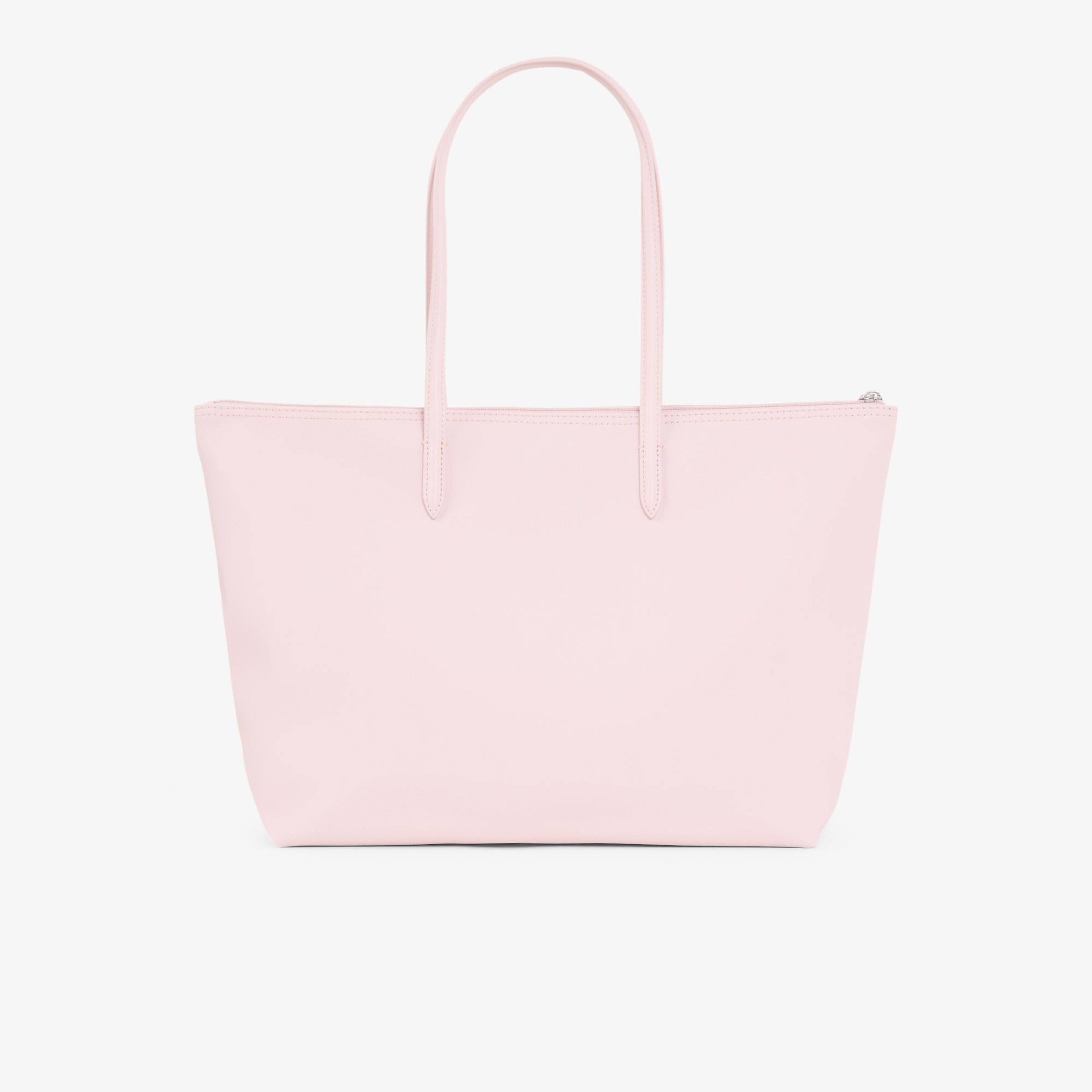 Large L.12.12 Kadın Açık Pembe Omuz Çantası