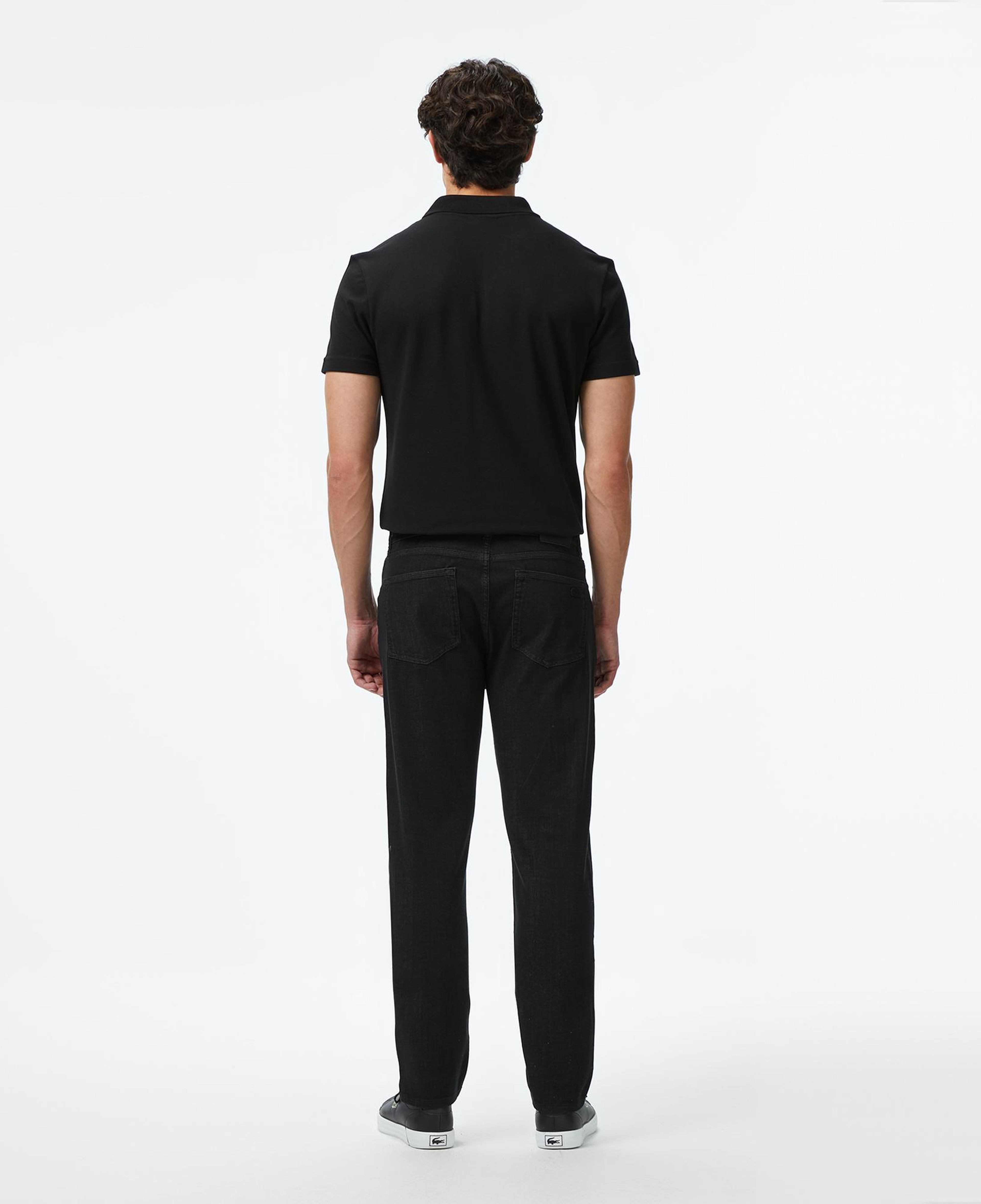 Lacoste Erkek Slim Fit Siyah Jean Pantolon