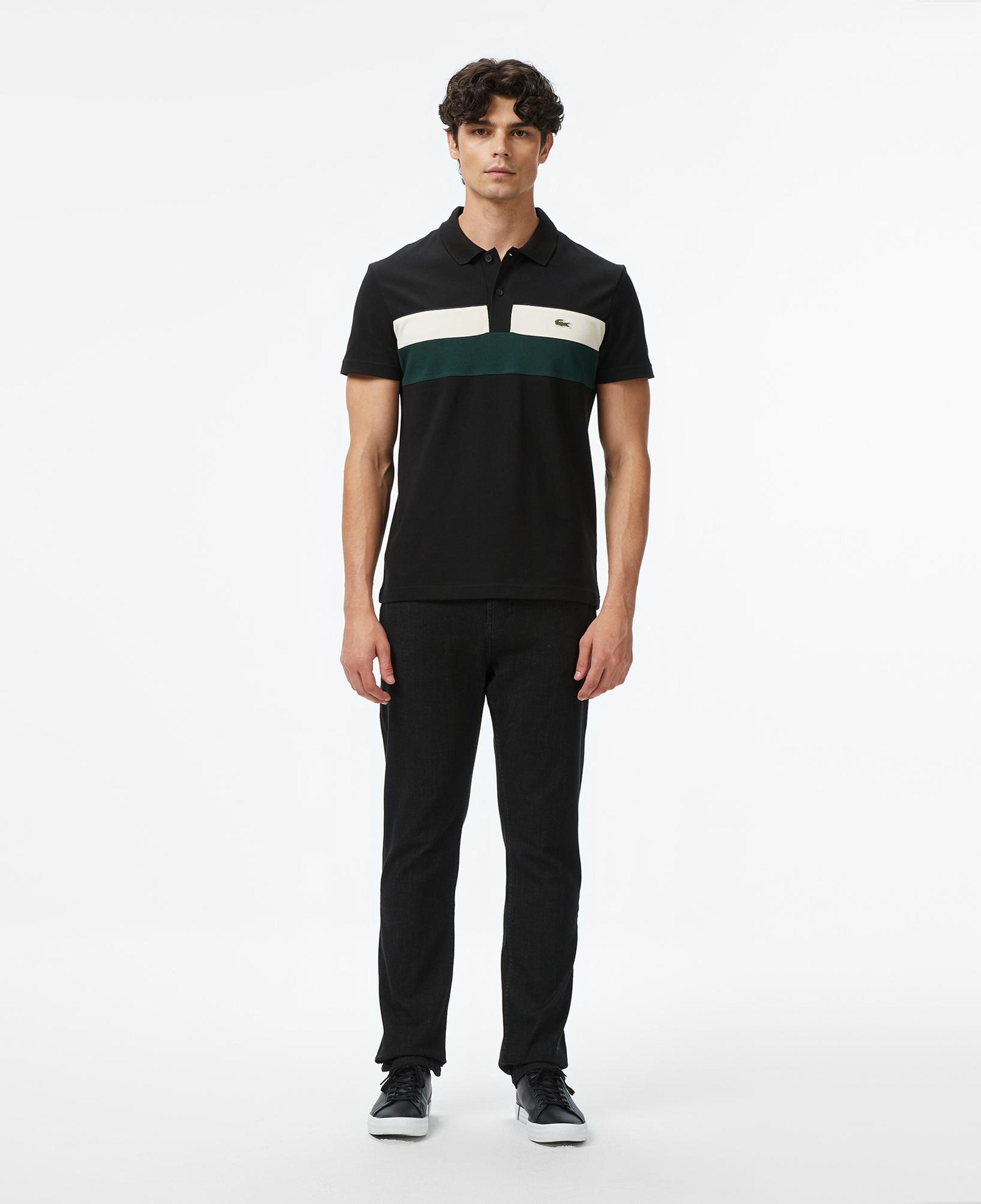 Lacoste Erkek Slim Fit Siyah Jean Pantolon
