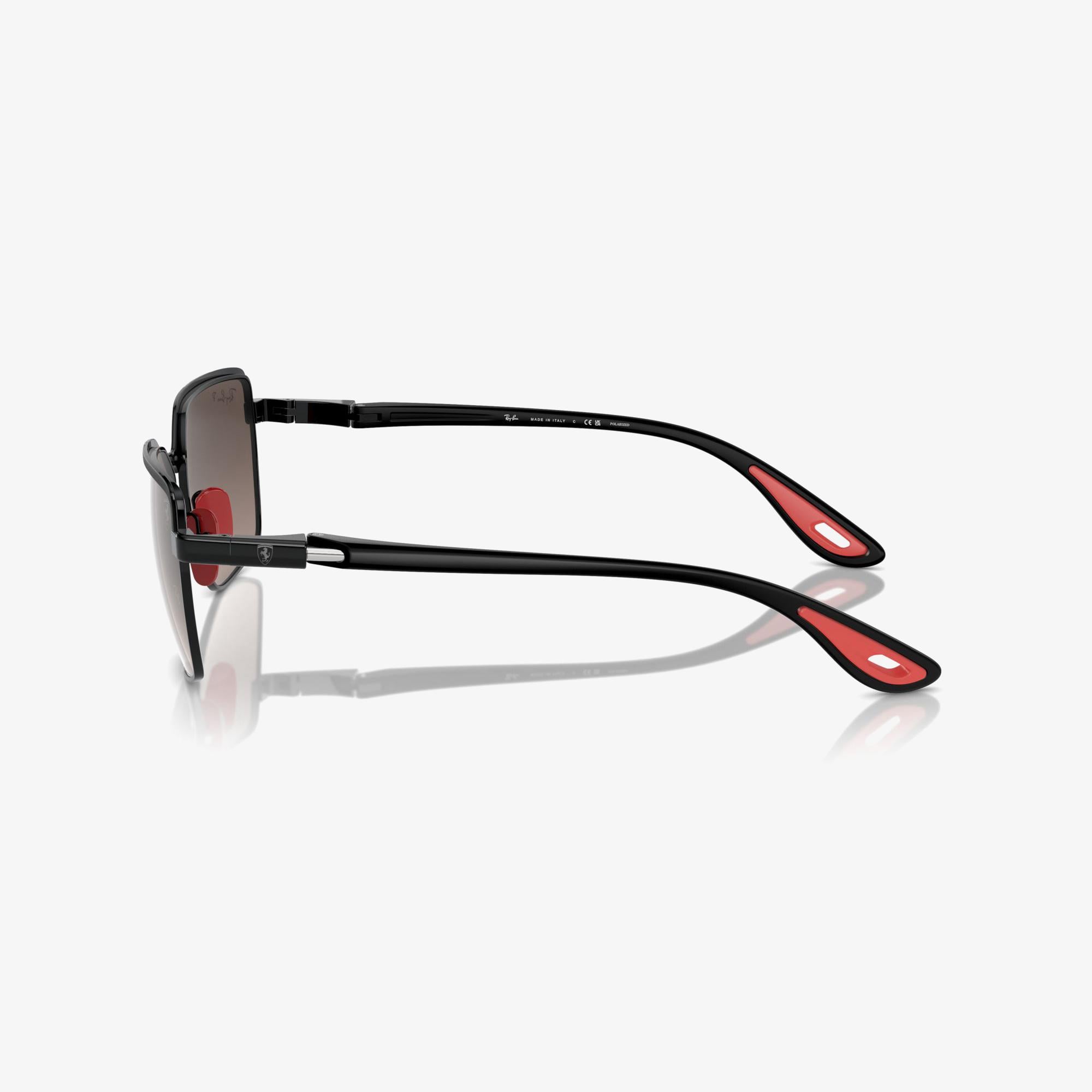 RAY-BAN Rb3743M Scuderia Ferrari Collection Unisex Siyah Güneş Gözlüğü
