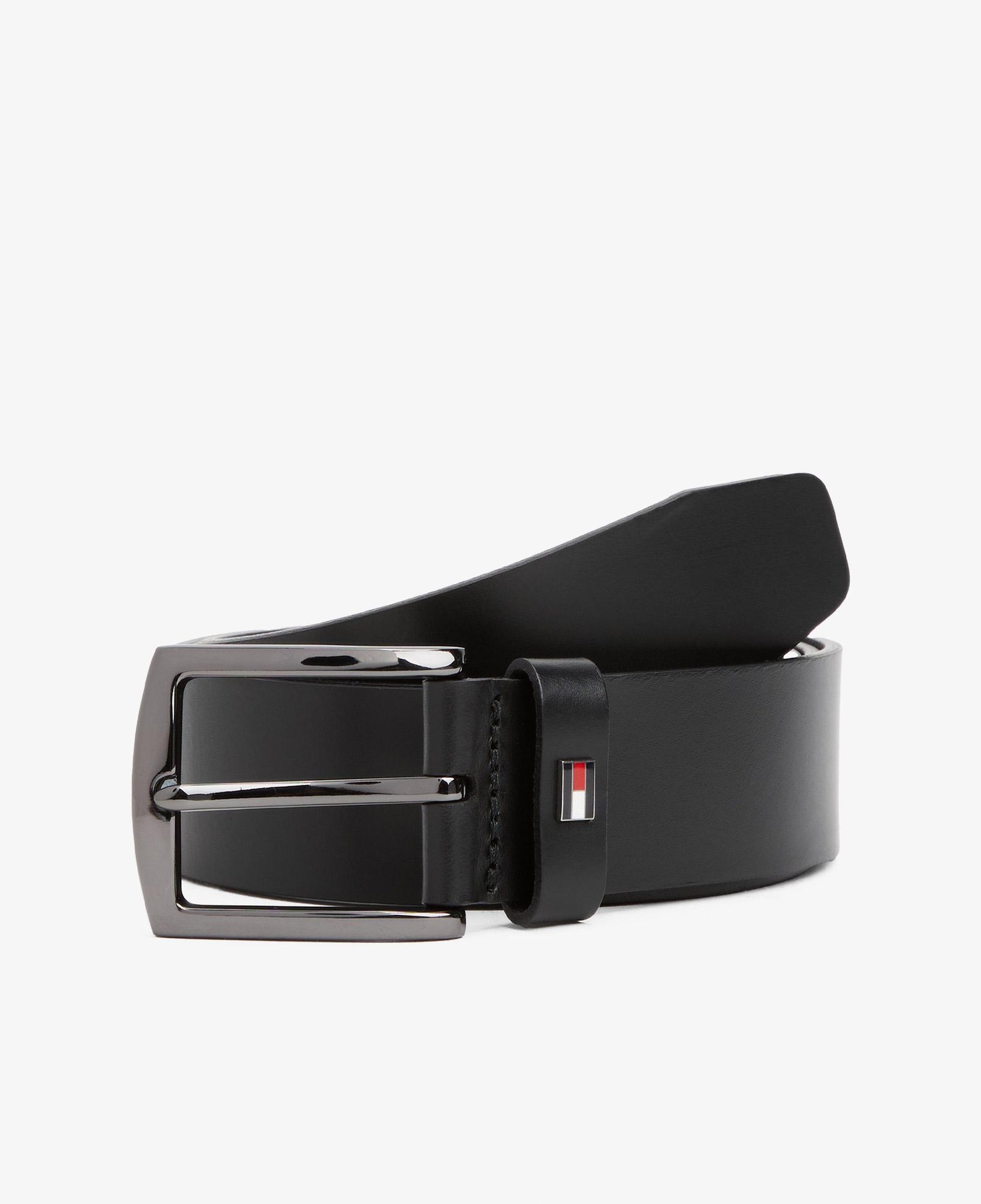 Tommy Hilfiger Denton Erkek Siyah Kemer