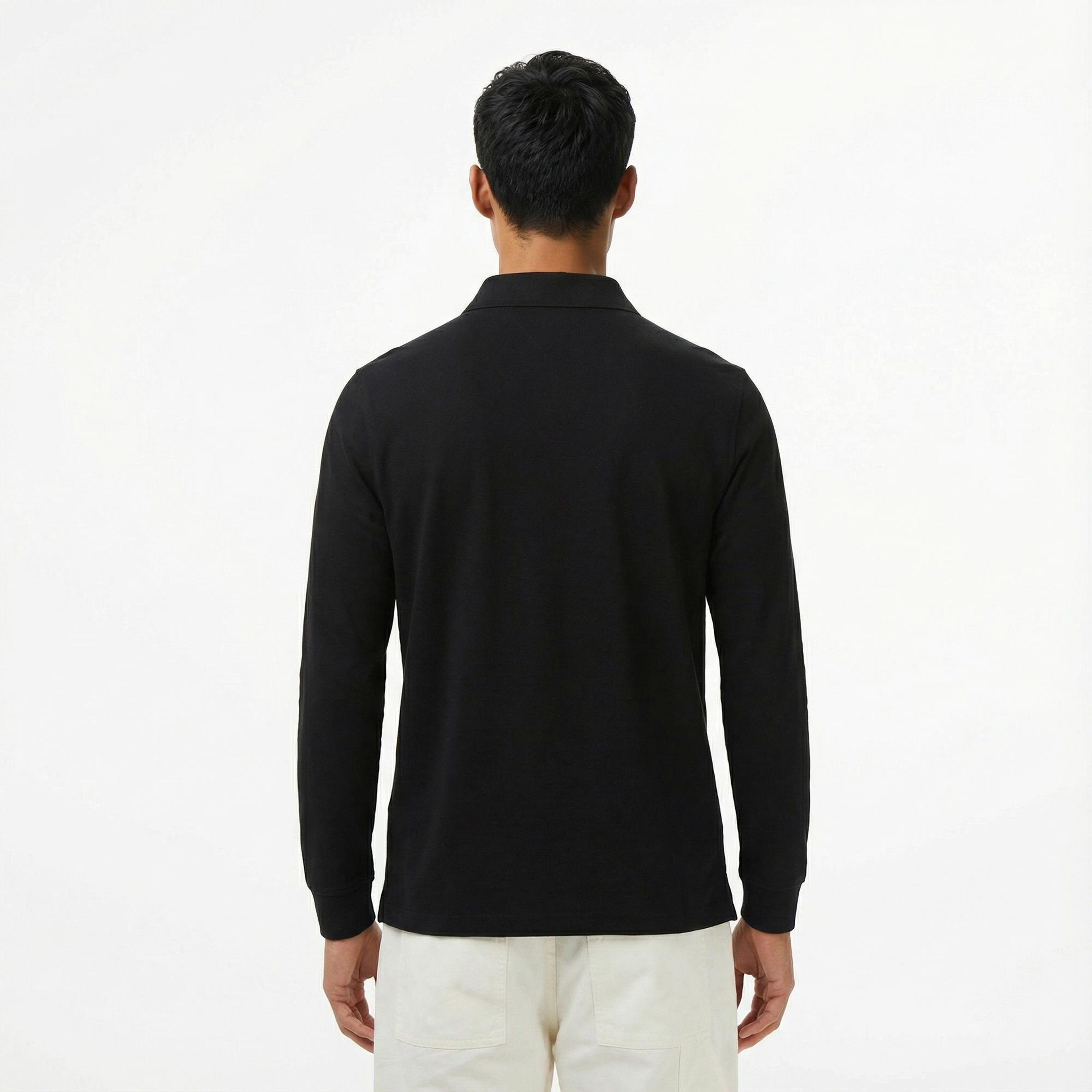 Tommy Hilfiger 1985 Regular Erkek Siyah Polo Yaka T-Shirt