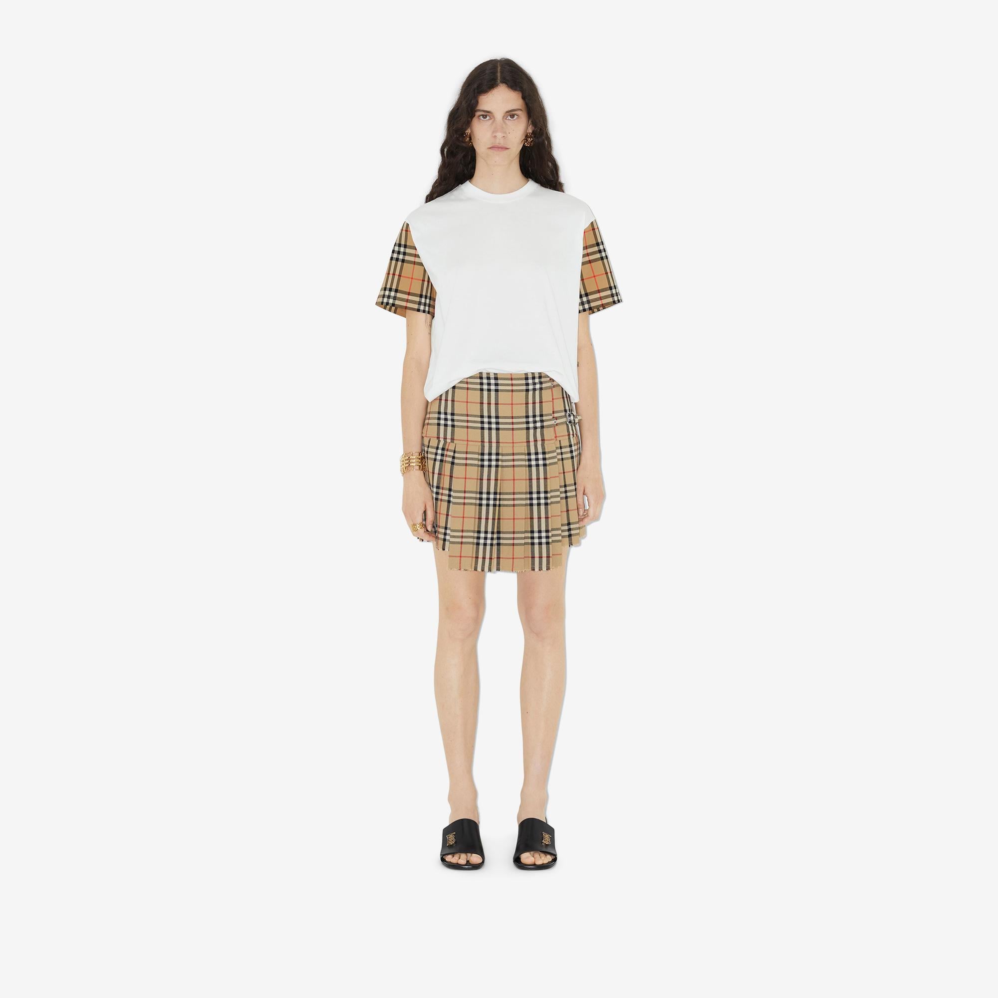 Burberry Kadın Beyaz T-Shirt