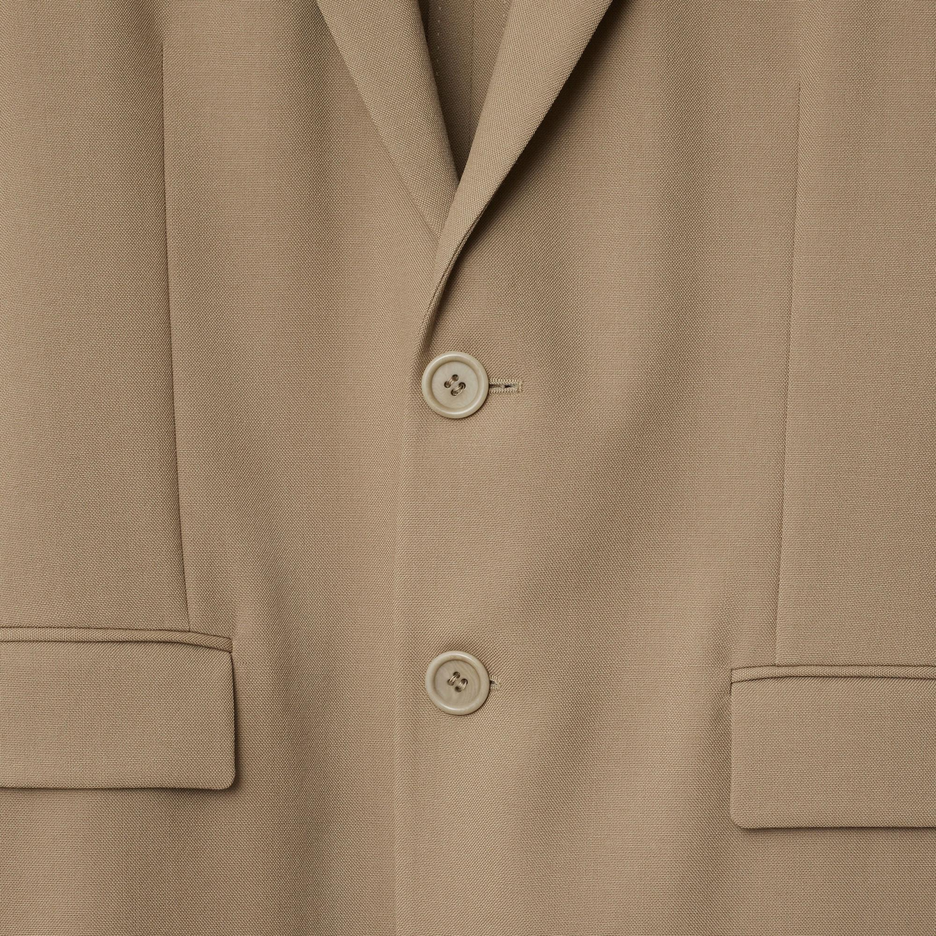 Burberry Erkek Mavi Yün Ceket