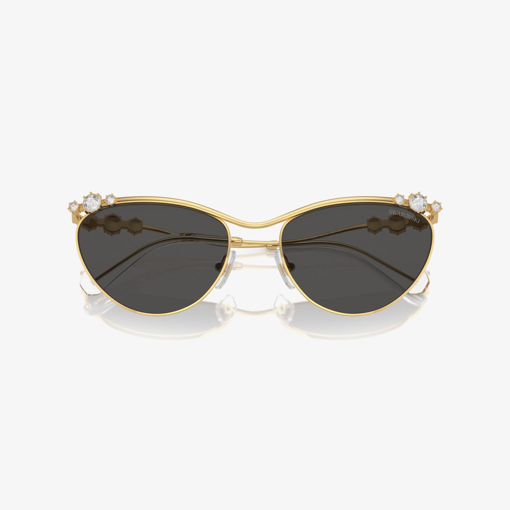 Swarovski Sk717 Kadın Altın Rengi Güneş Gözlüğü