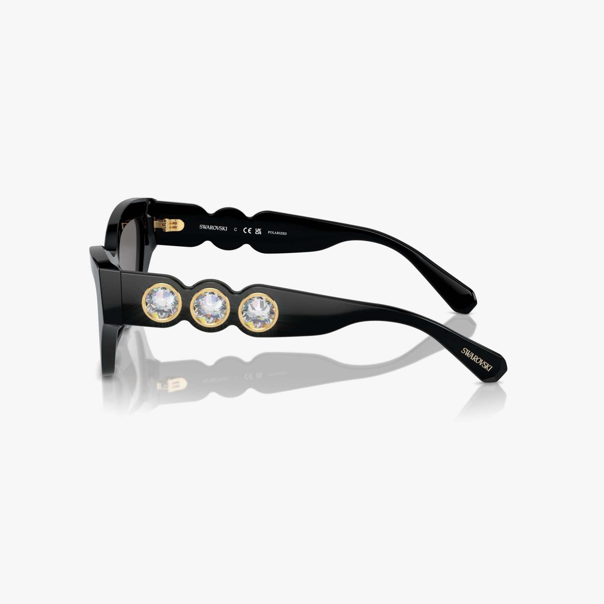 Swarovski Sk621 Kadın Siyah Güneş Gözlüğü