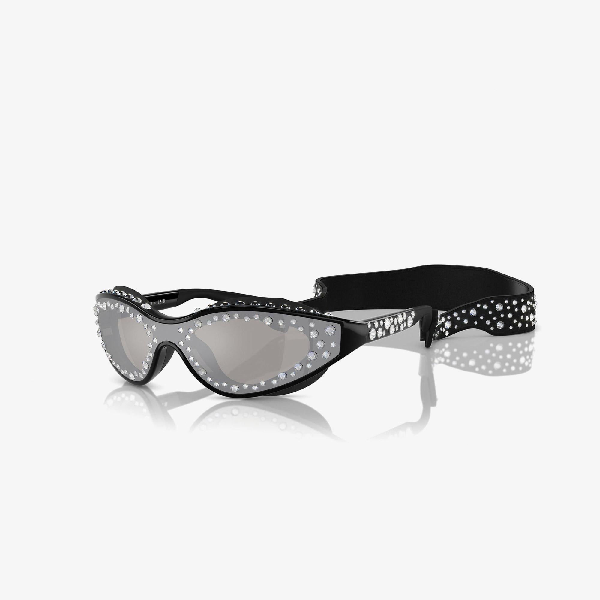 Swarovski Sk624 Kadın Siyah Güneş Gözlüğü