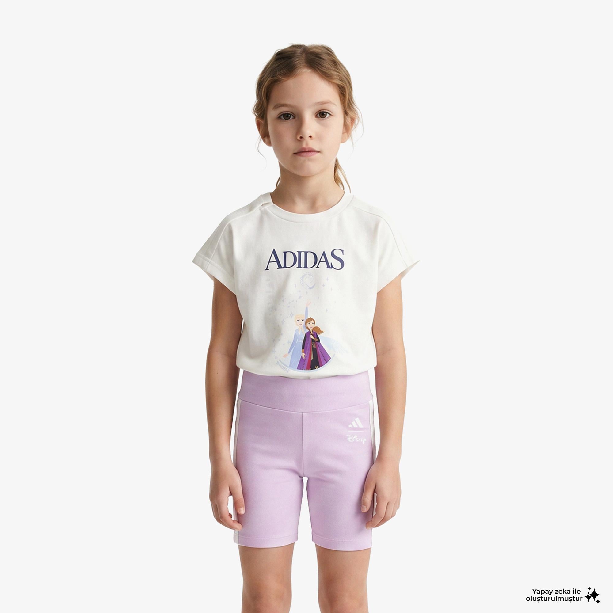 adidas Disney Frozen Çocuk Renkli Eşofman Takımı
