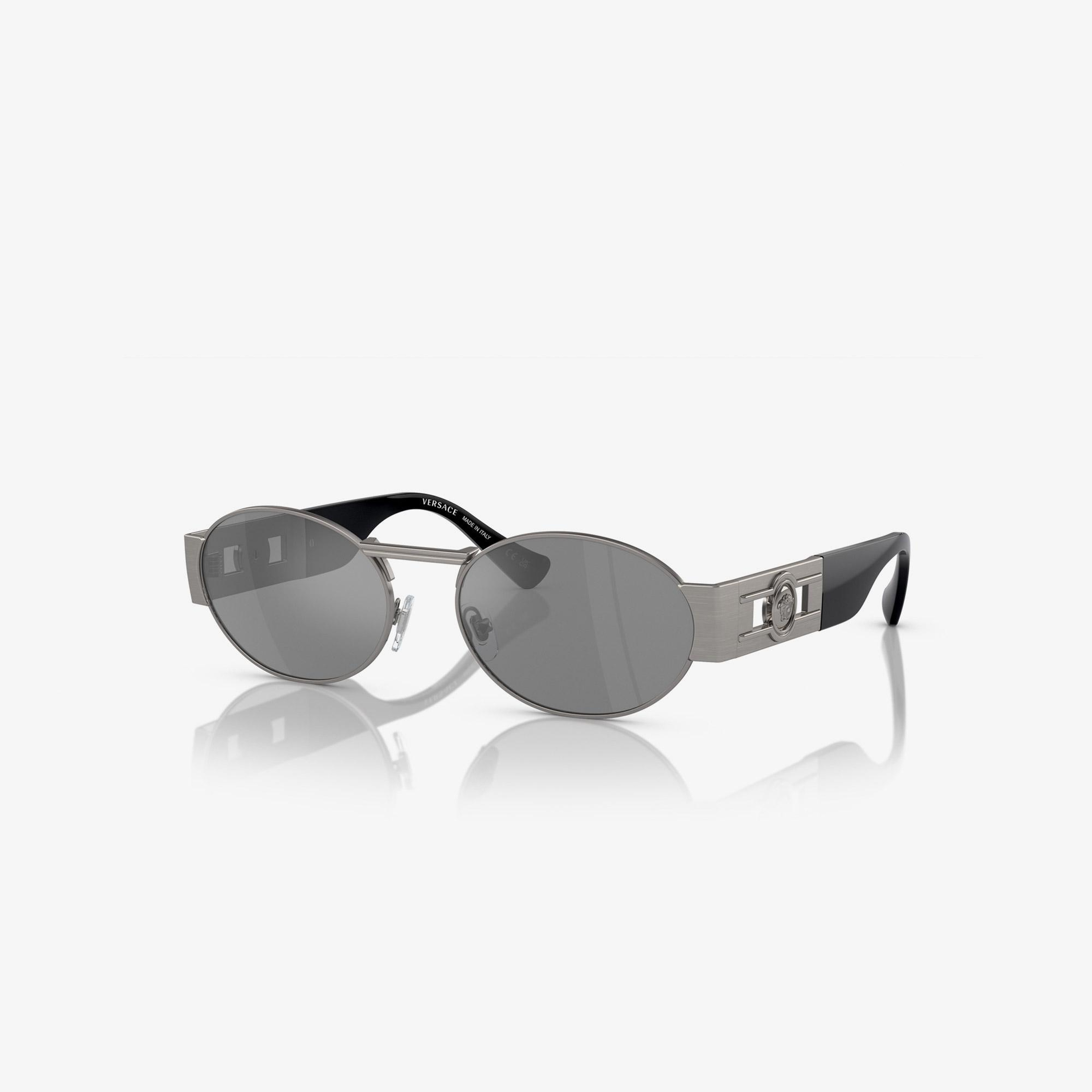 VERSACE 0VE2264 Unisex Gri Güneş Gözlüğü