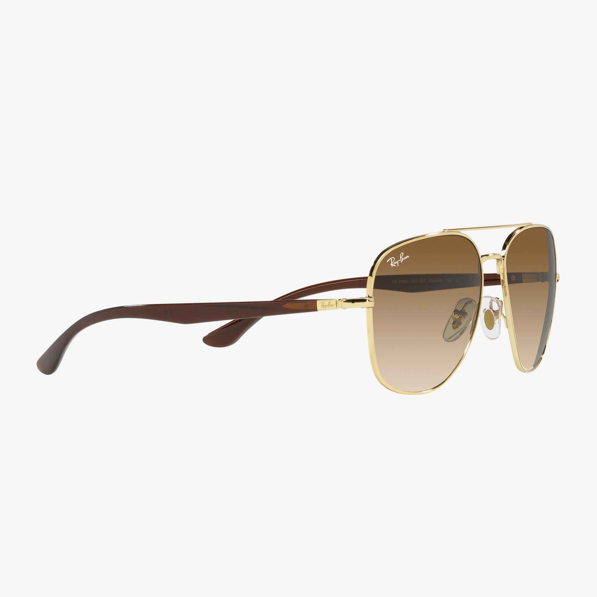 RAY-BAN 0RB3683 Unisex Altın Rengi Güneş Gözlüğü