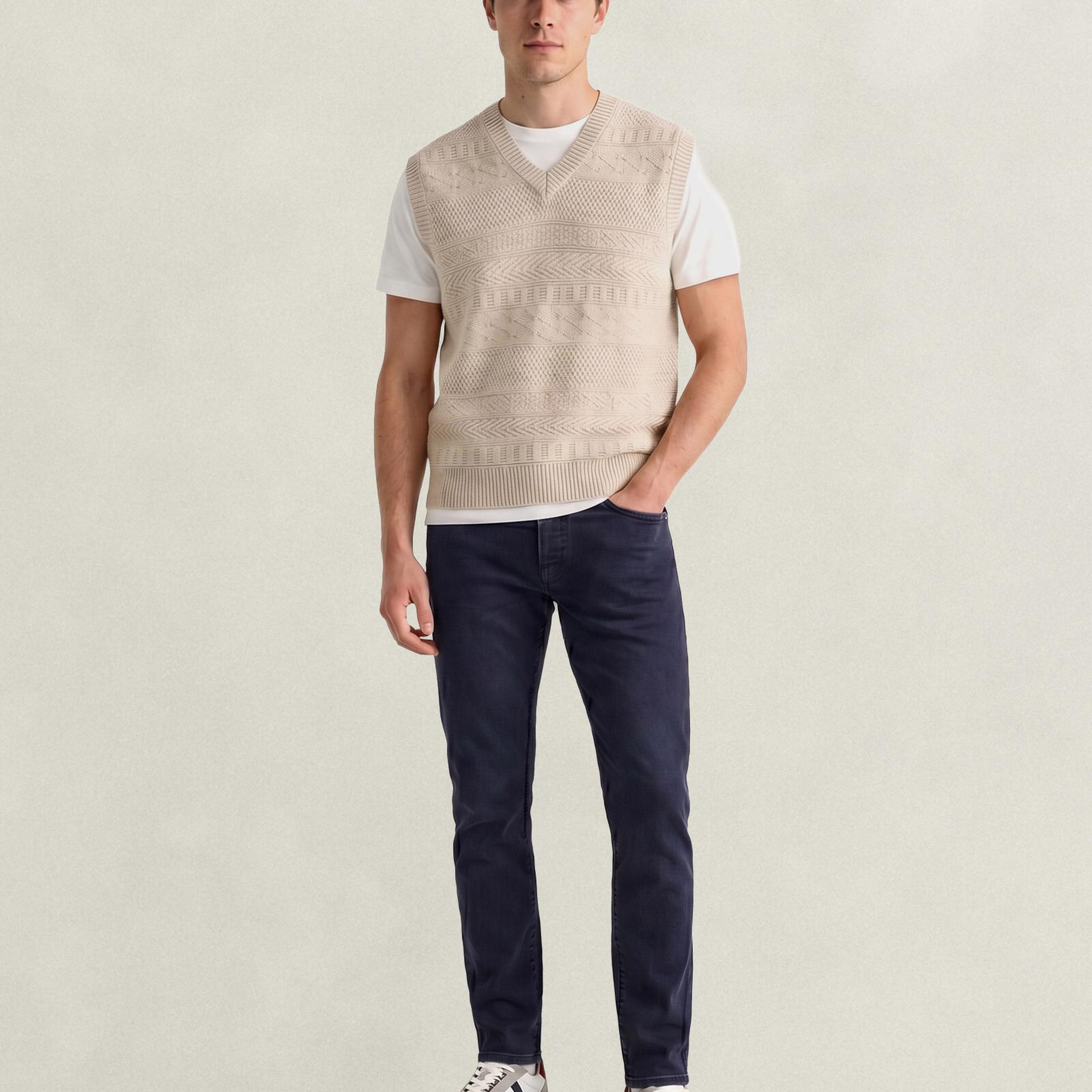 Gant Erkek Lacivert Extra Slim Fit Jean Pantolon