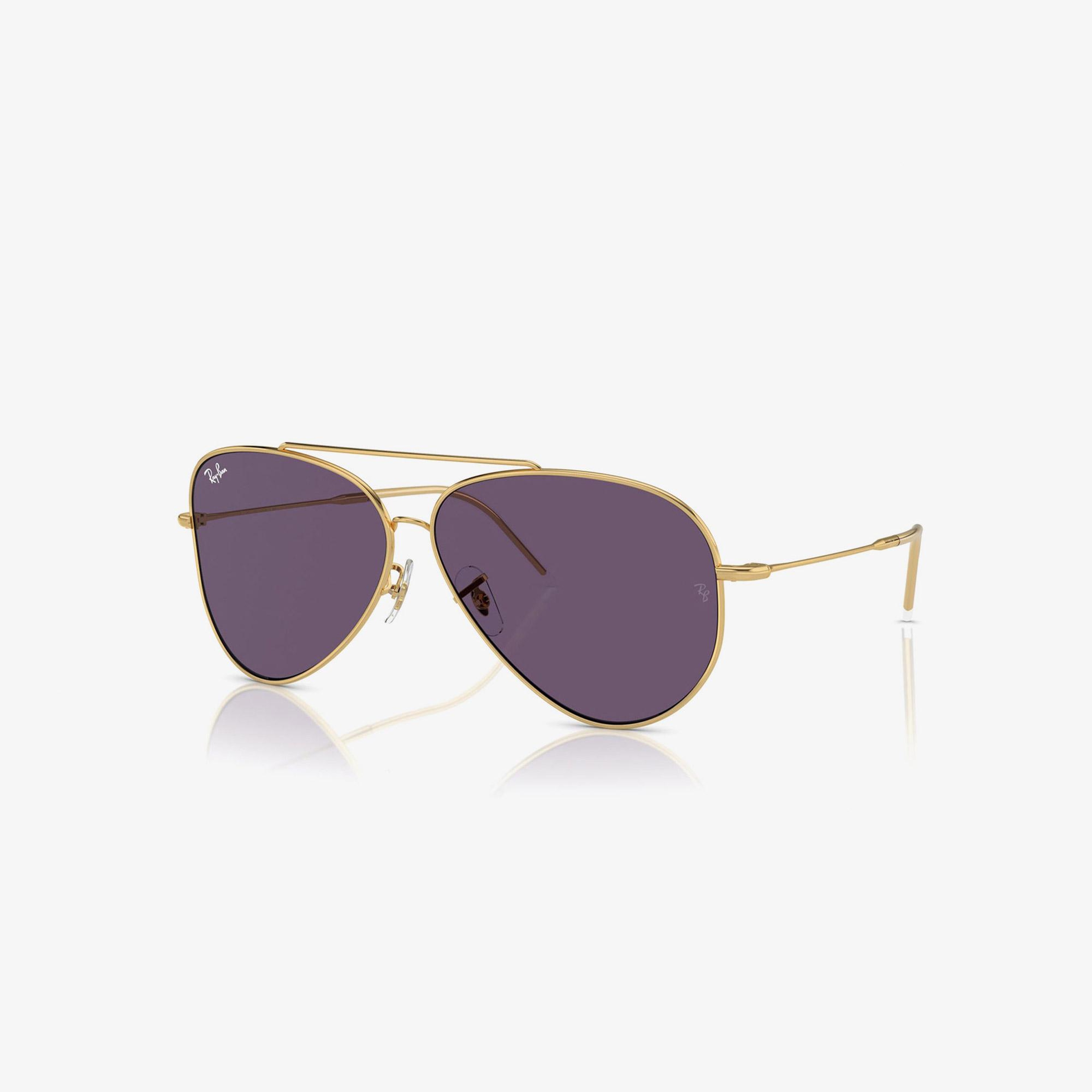 RAY-BAN Aviator Reverse Unisex Altın Rengi Güneş Gözlüğü
