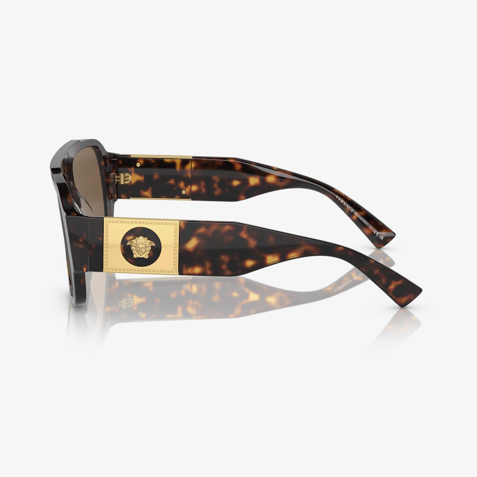 VERSACE 0VE4436U Erkek Kahverengi Güneş Gözlüğü