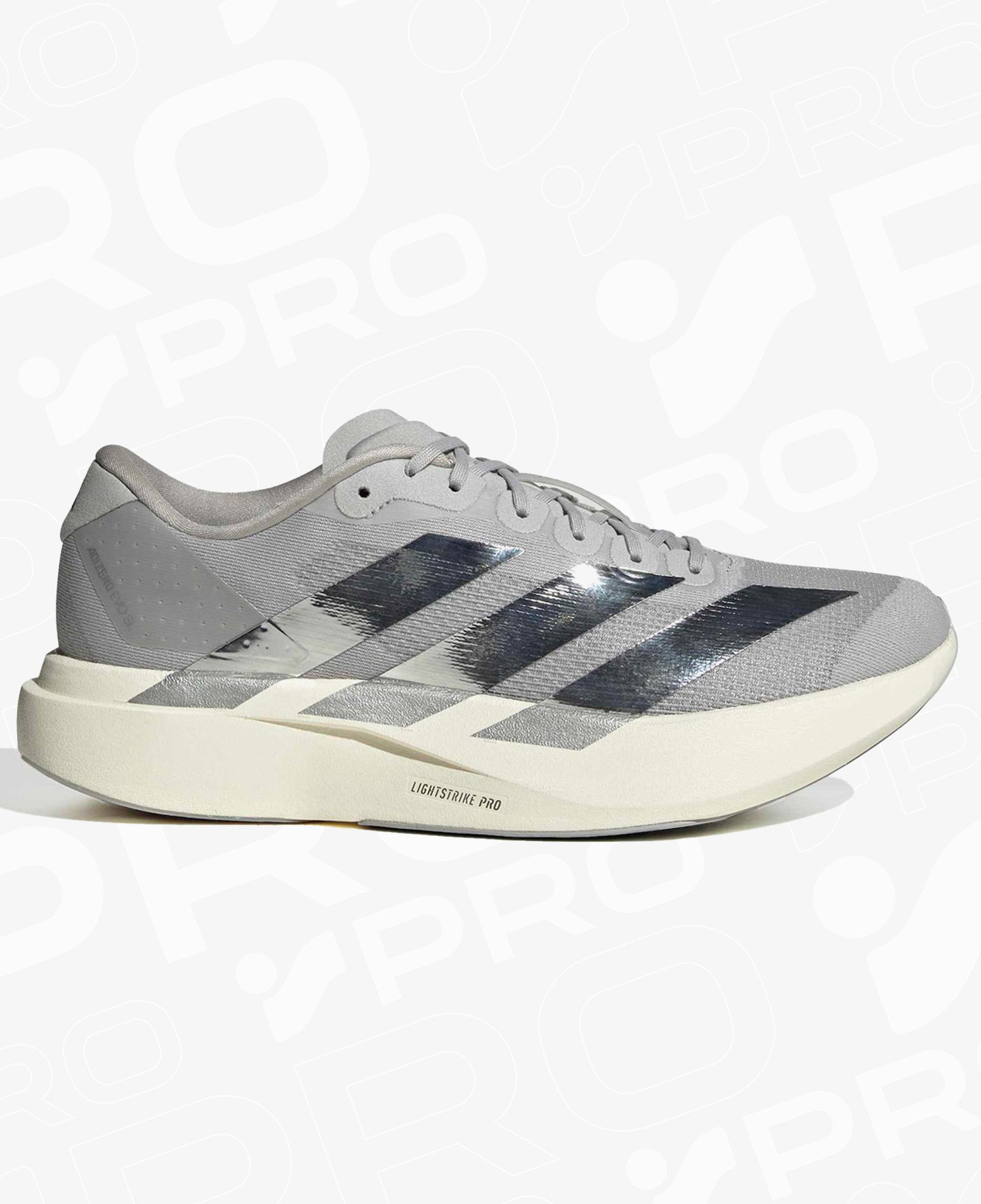 adidas Adizero Evo Sl Erkek Gri Koşu Ayakkabısı