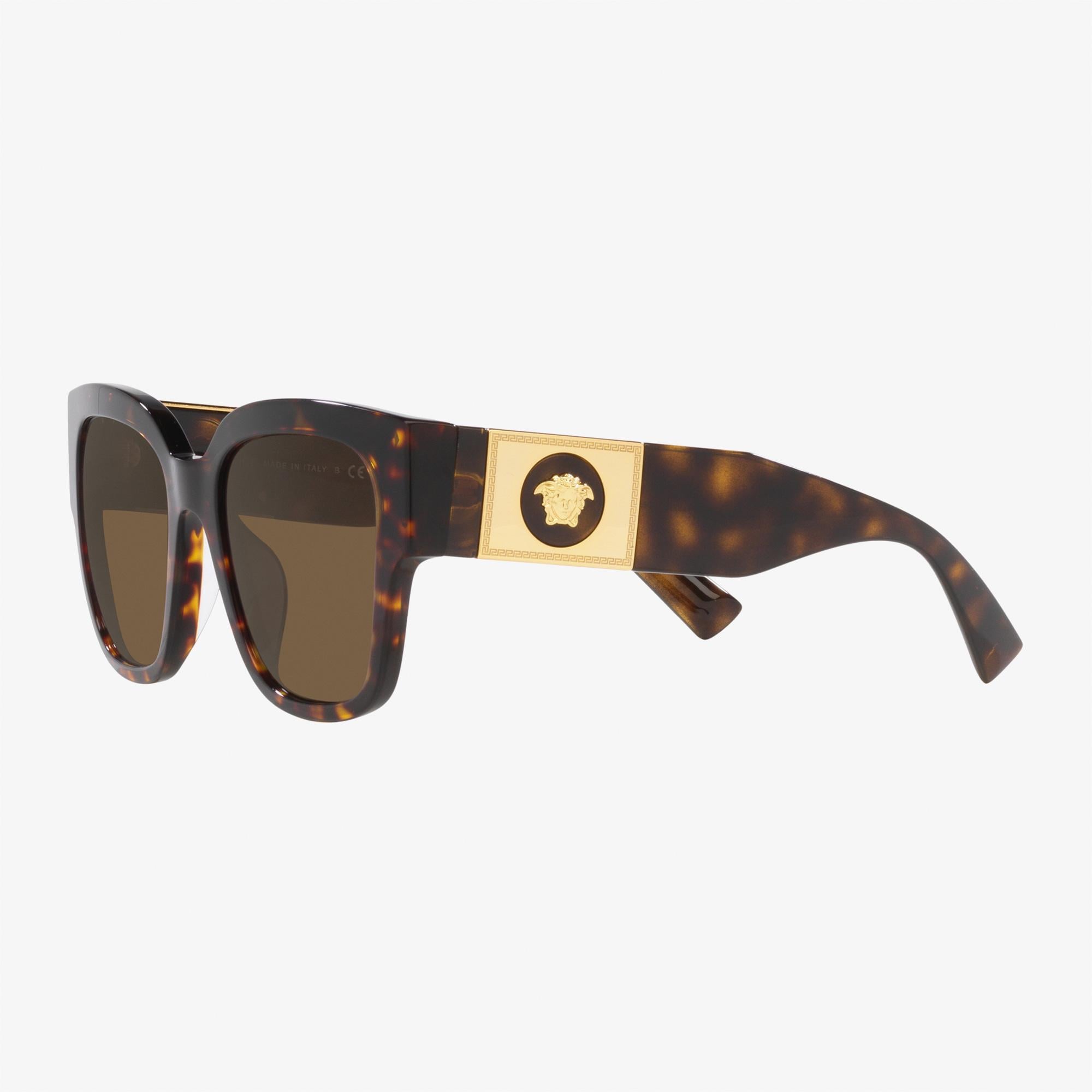 VERSACE 0VE4437U Kadın Kahverengi Güneş Gözlüğü