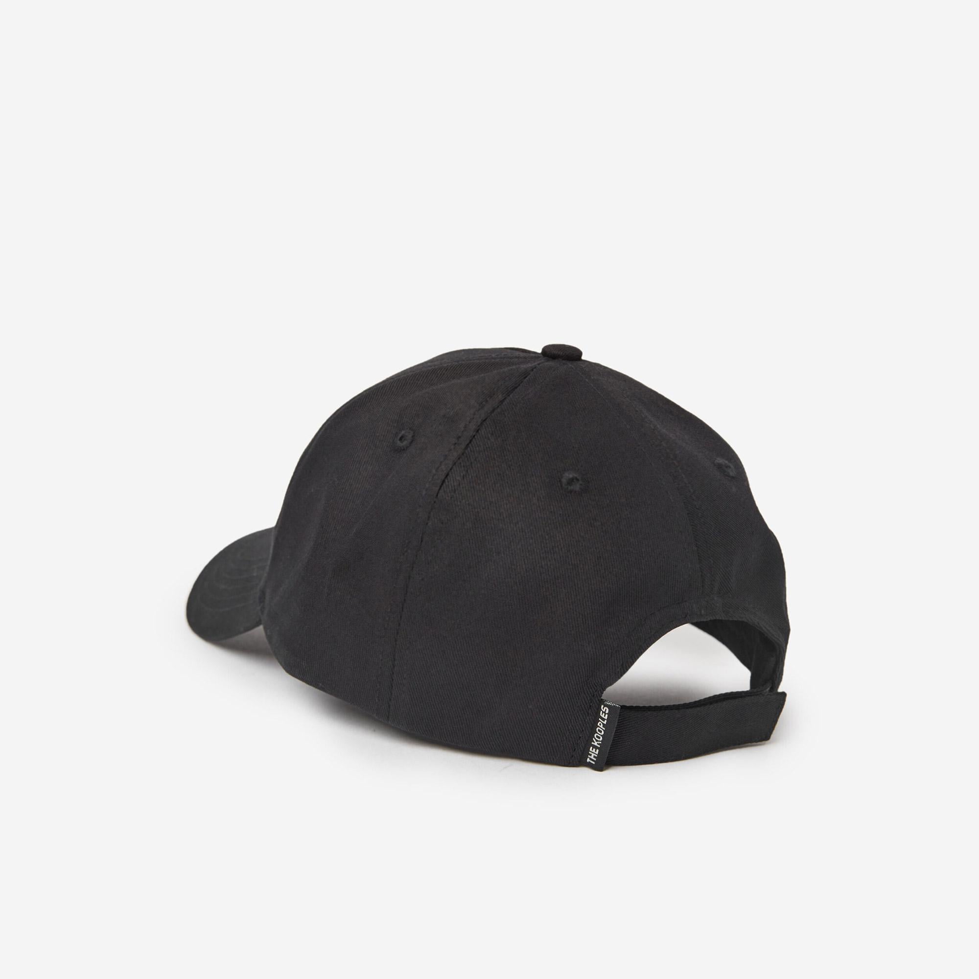 The Kooples Logo Erkek Siyah Şapka