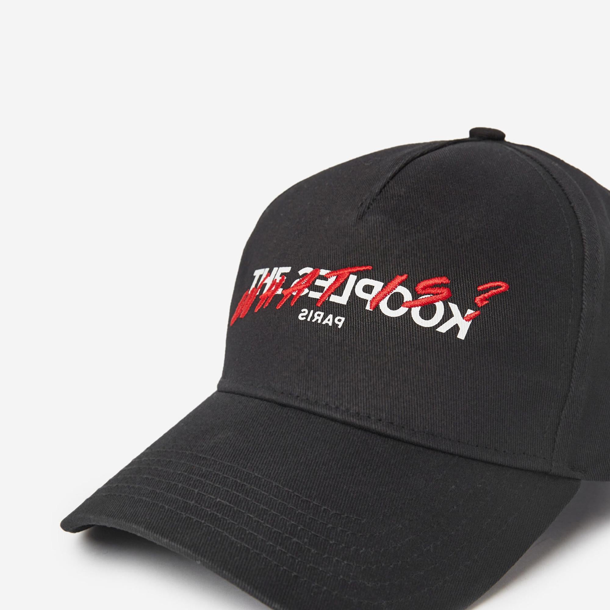 The Kooples Logo Erkek Siyah Şapka