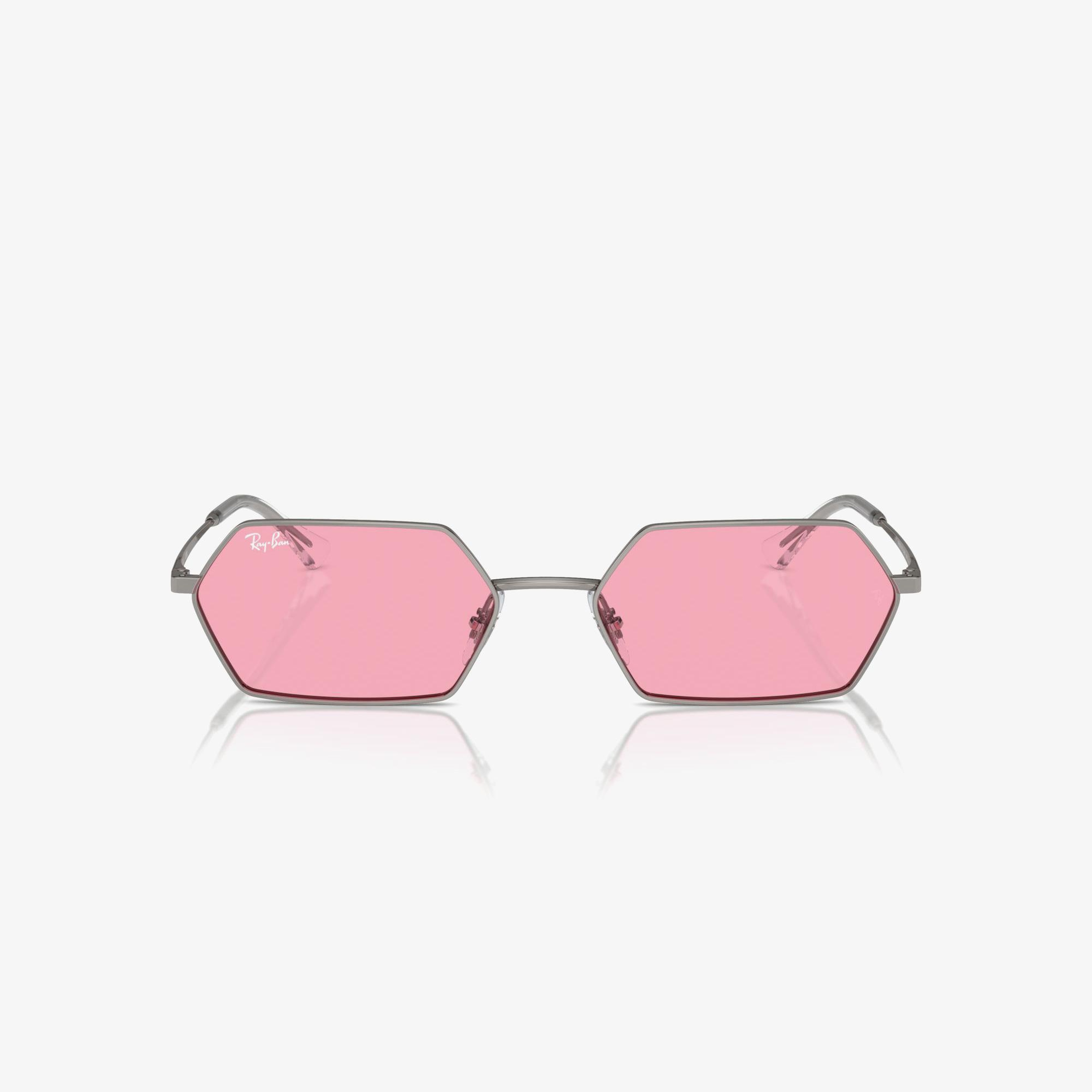 Ray-Ban Yevi Unisex Gri Güneş Gözlüğü