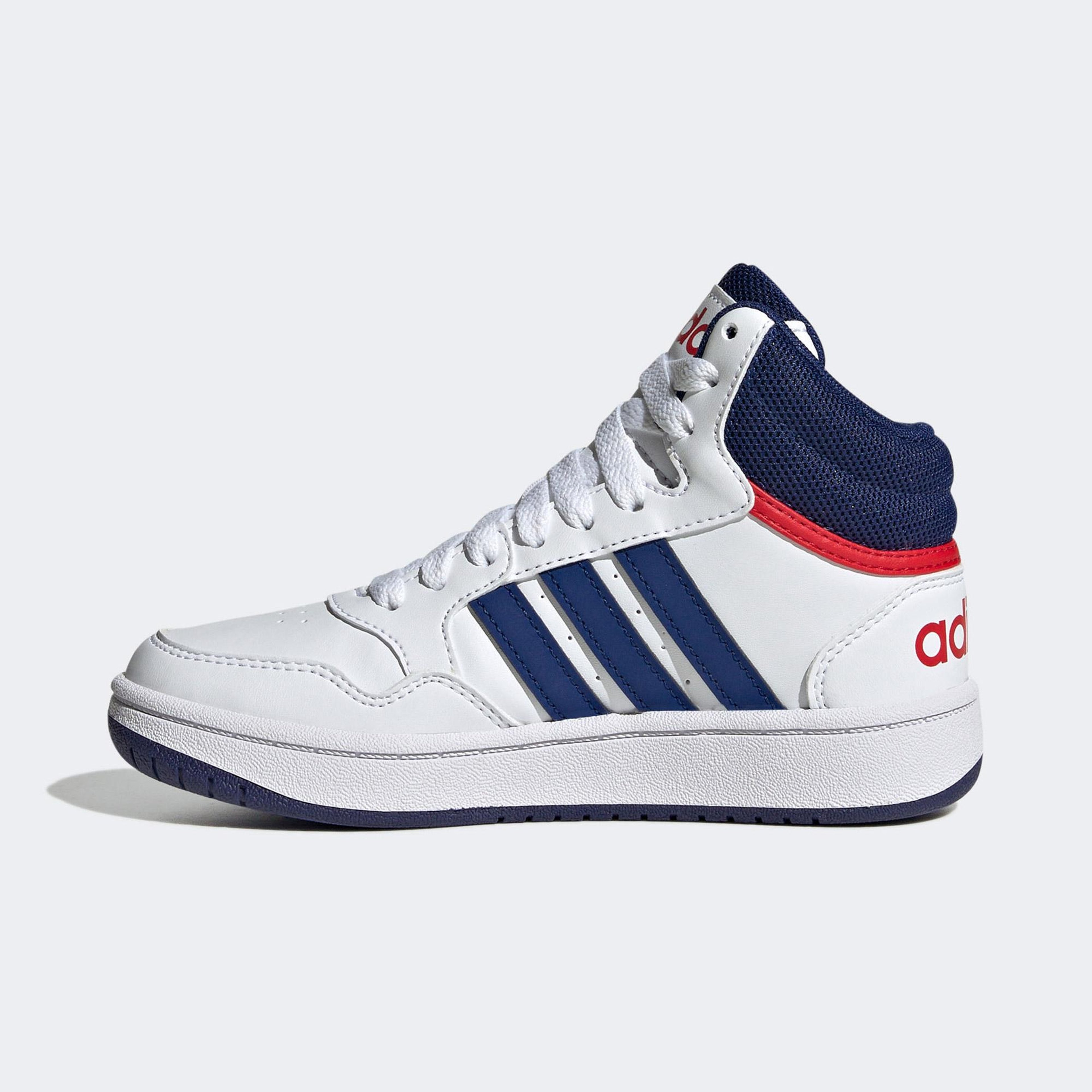 adidas Hoops Mid Çocuk Beyaz Günlük Spor Ayakkabı